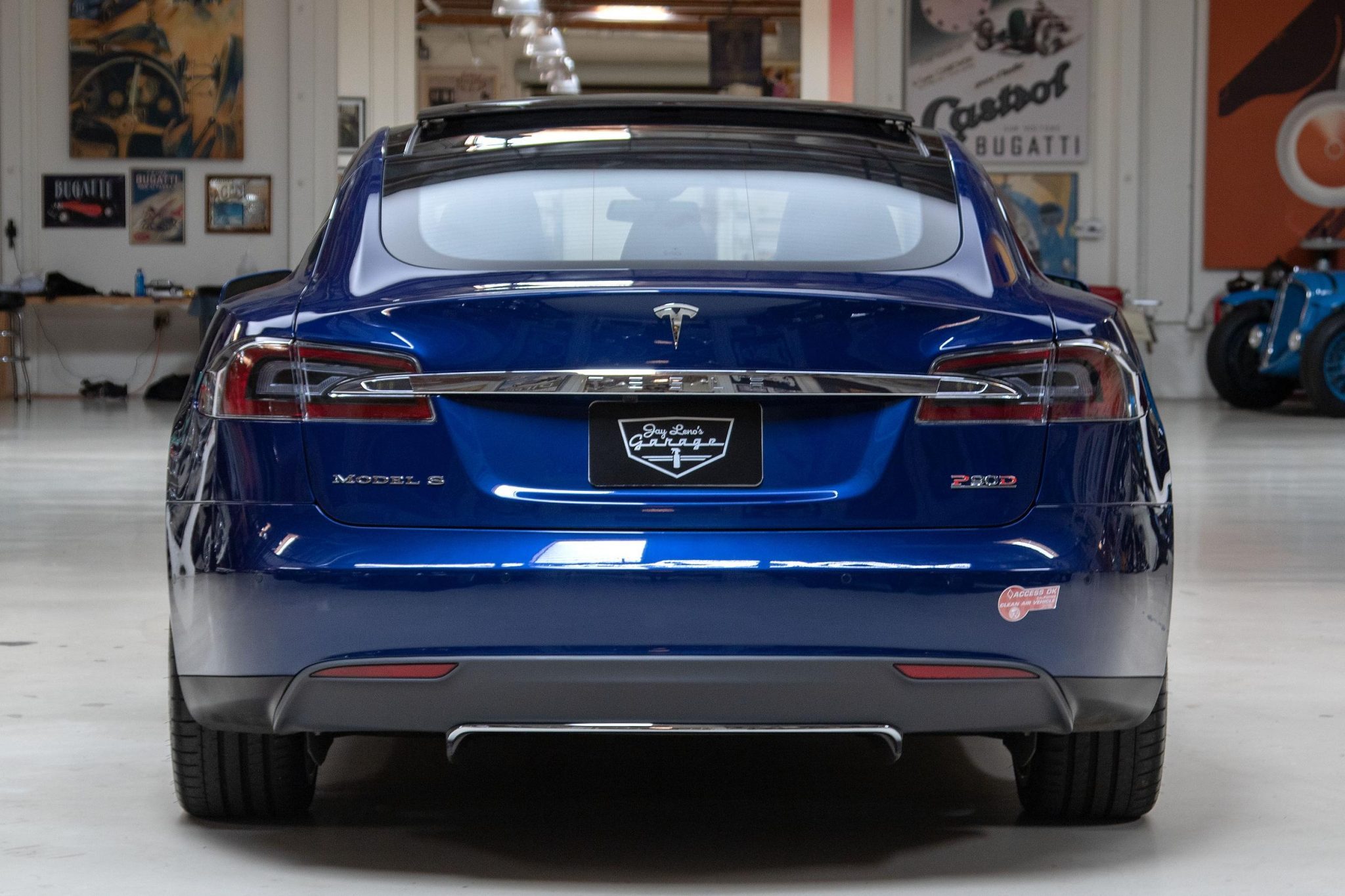 Jay Leno Is Selling His 2015 Tesla Model S P90D