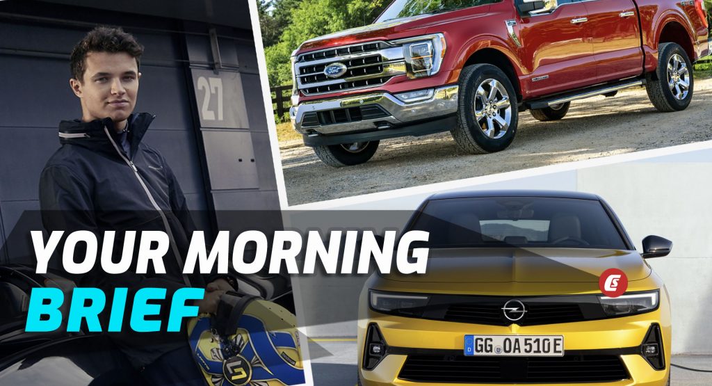 New Opel Astra, Ford Drops F-150 Diesel, Mazda’s Rotary Return Put On Hold, And F1 Driver Robbed: Your Morning Brief