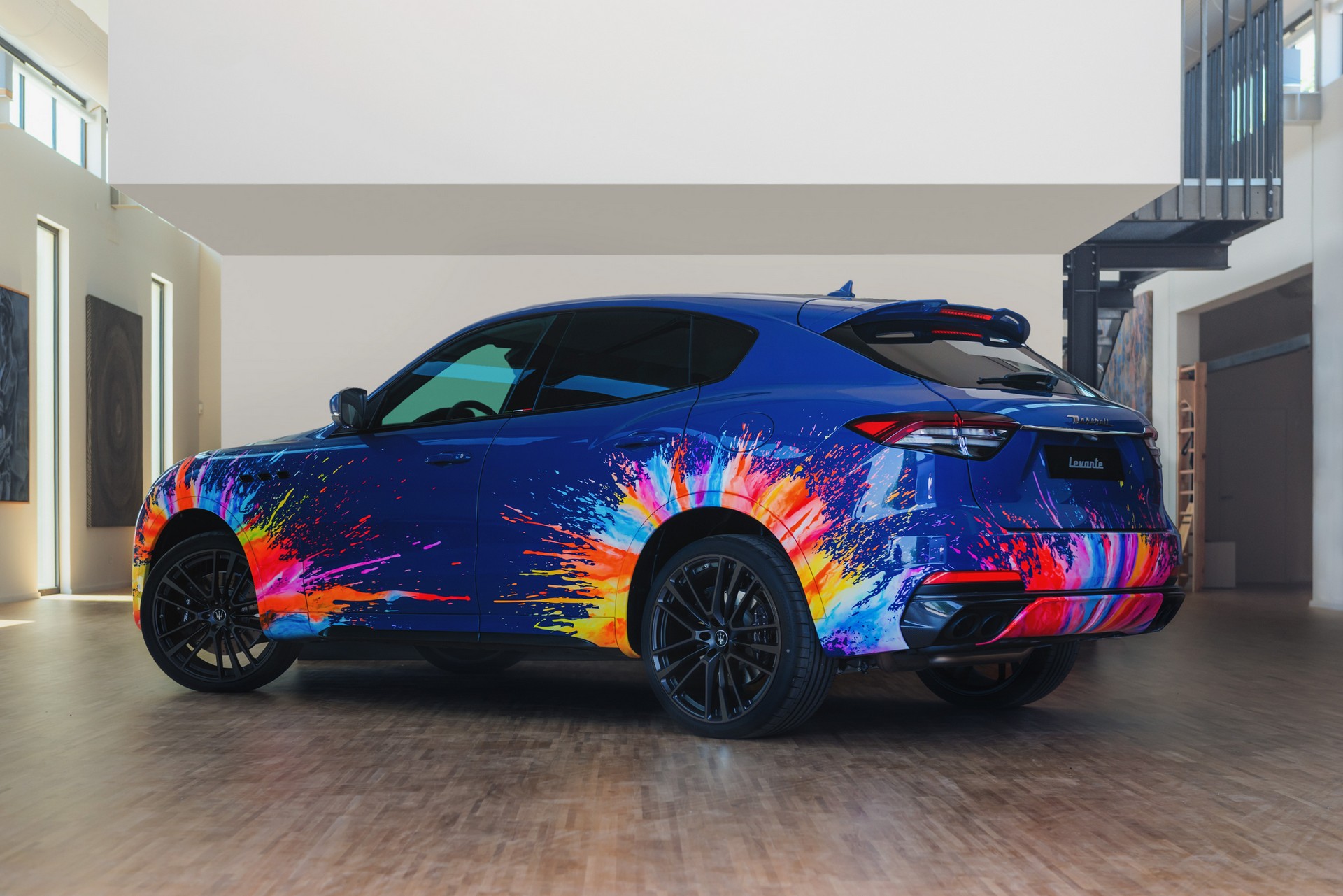 Maserati Made An Explosively Colorful Levante To Show Off Its Customazation Program