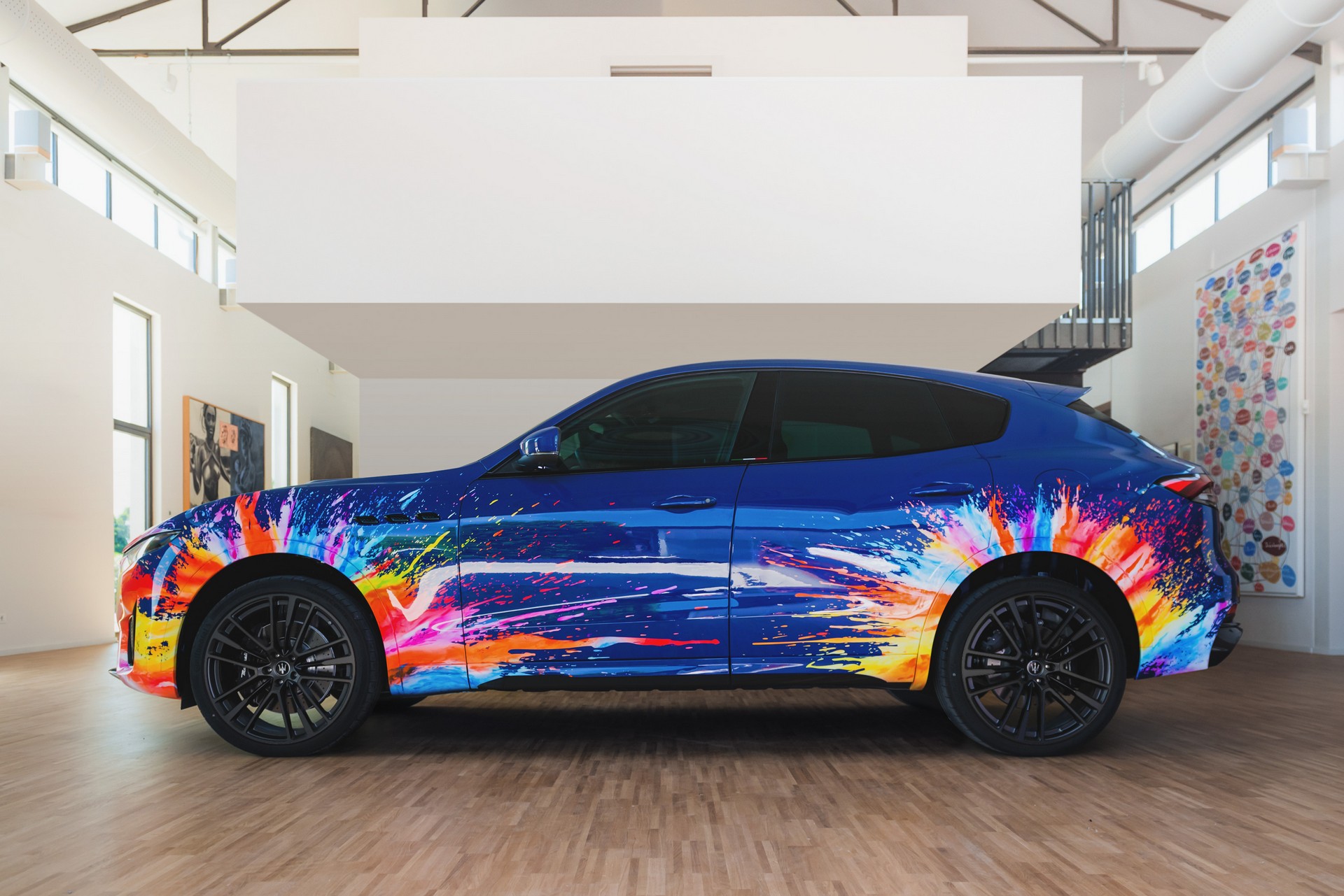 Maserati Made An Explosively Colorful Levante To Show Off Its Customazation Program