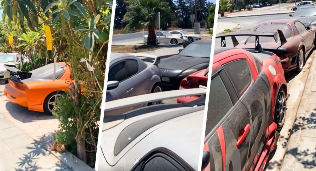  World’s Biggest Mazda RX Fan Has Taken Over The ‘Hood With Dozens Of Cars