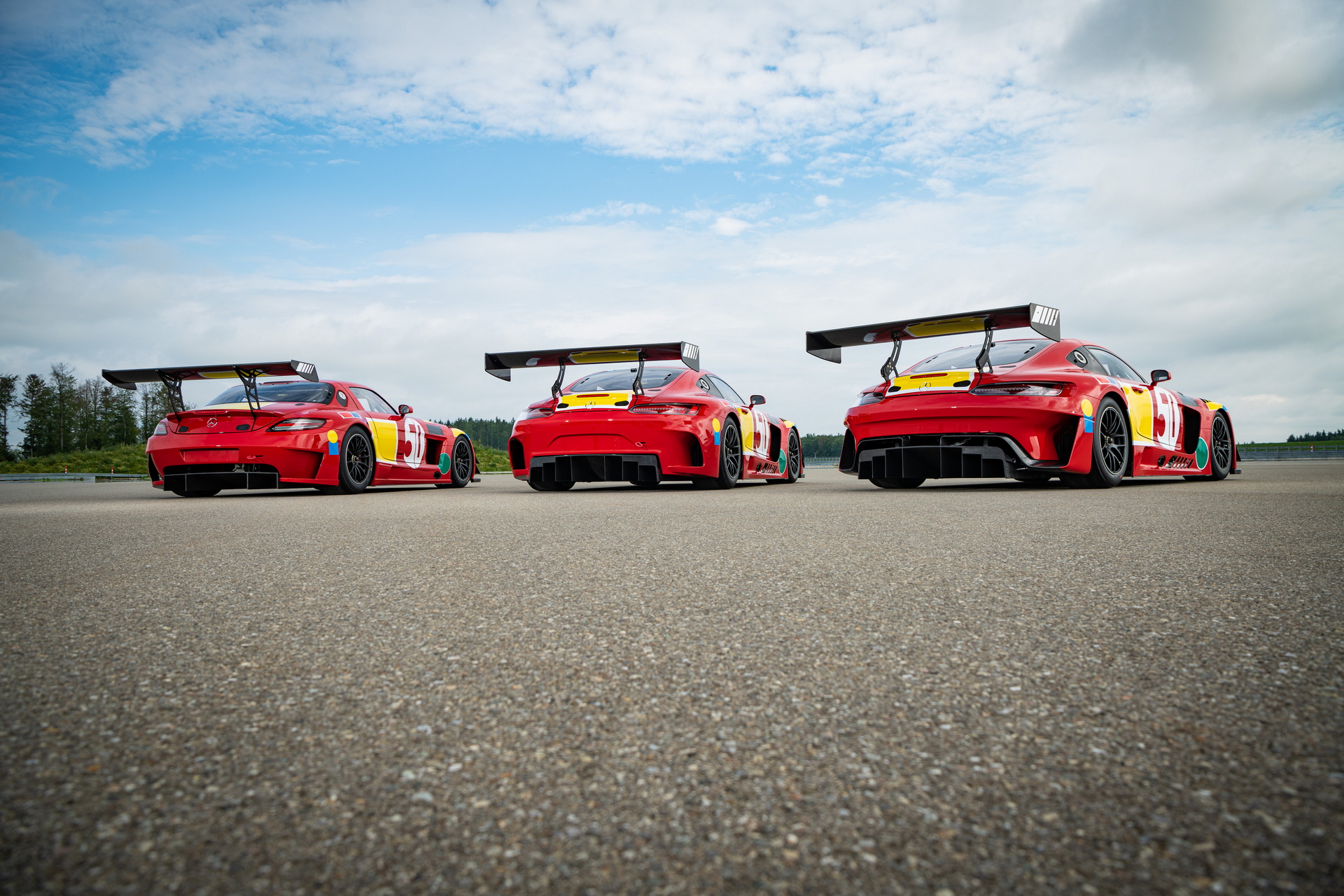 Mercedes-AMG Celebrates 50th Anniversary Of 300 SEL 6.8 Spa Win With Three Unique Racecars