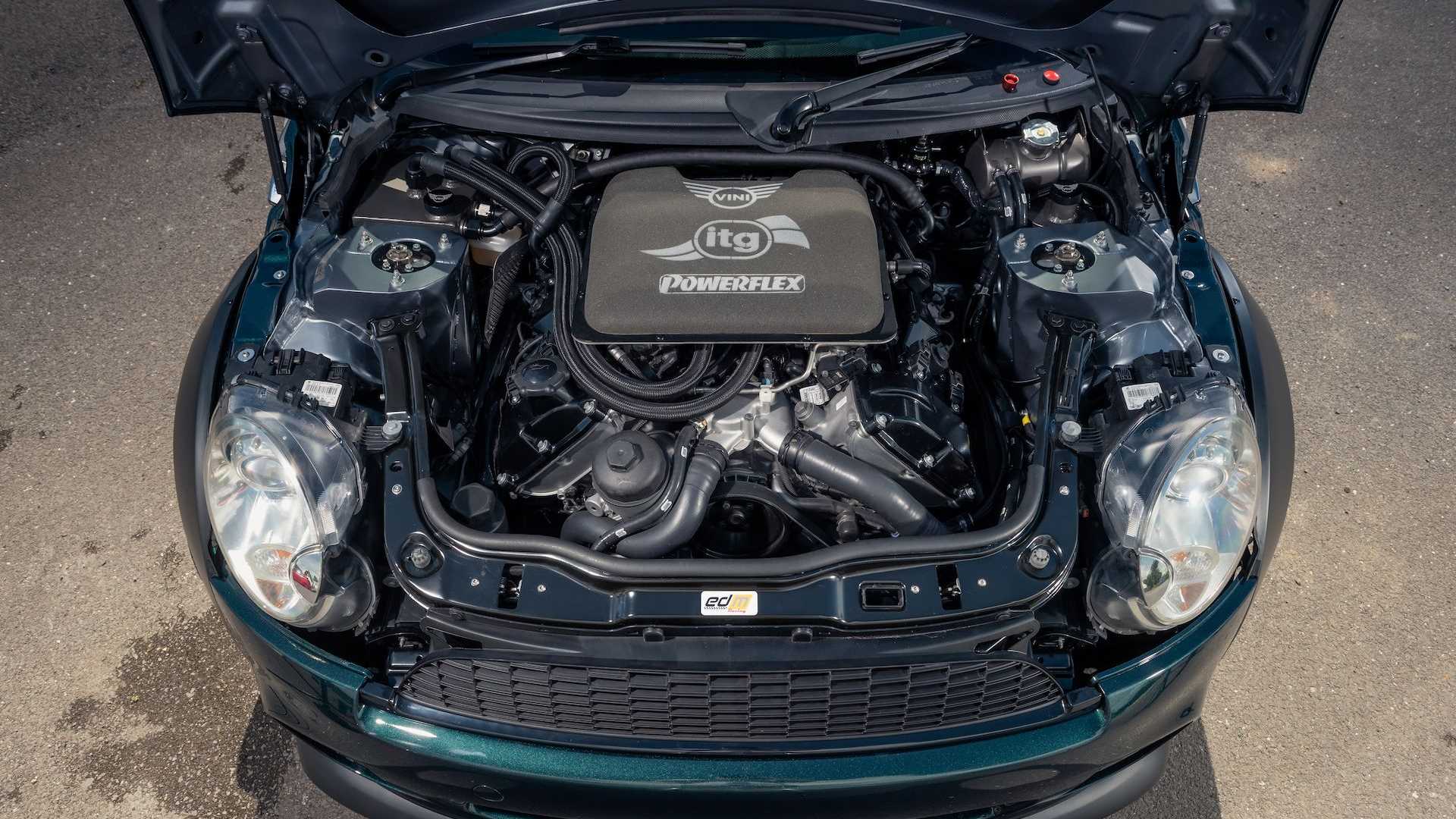 ‘Vini’ Is A Custom-Built Mini With A BMW 4.0-Liter V8 Stuffed Under The Hood