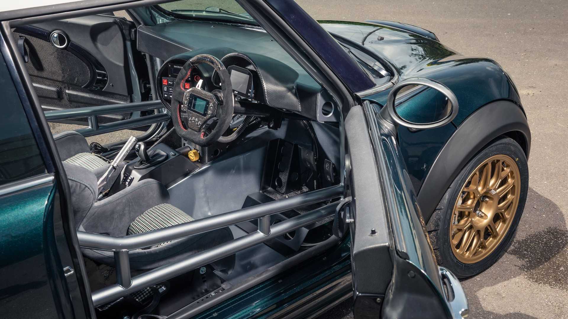 ‘Vini’ Is A Custom-Built Mini With A BMW 4.0-Liter V8 Stuffed Under The Hood