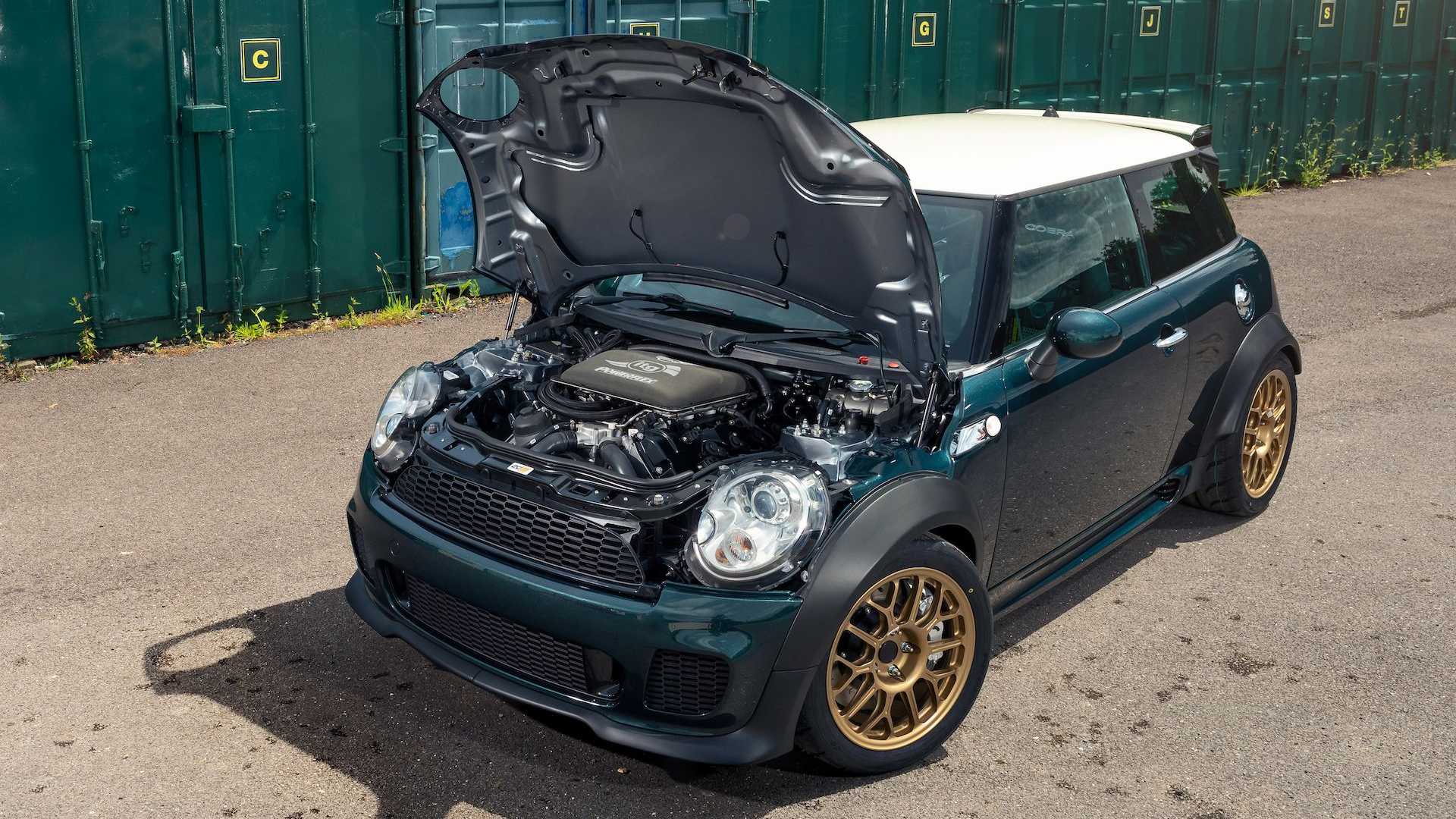 ‘Vini’ Is A Custom-Built Mini With A BMW 4.0-Liter V8 Stuffed Under The Hood