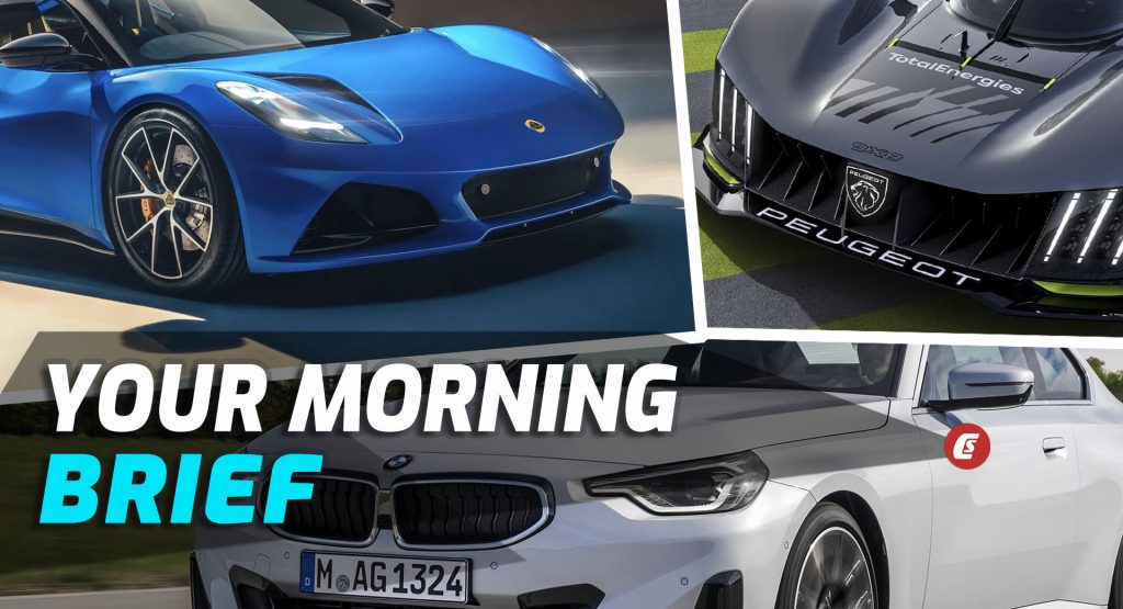  New Lotus Sportscar And BMW 2-Series Coupe, Challenger Destroys Camaro In Sales: Your Morning Brief