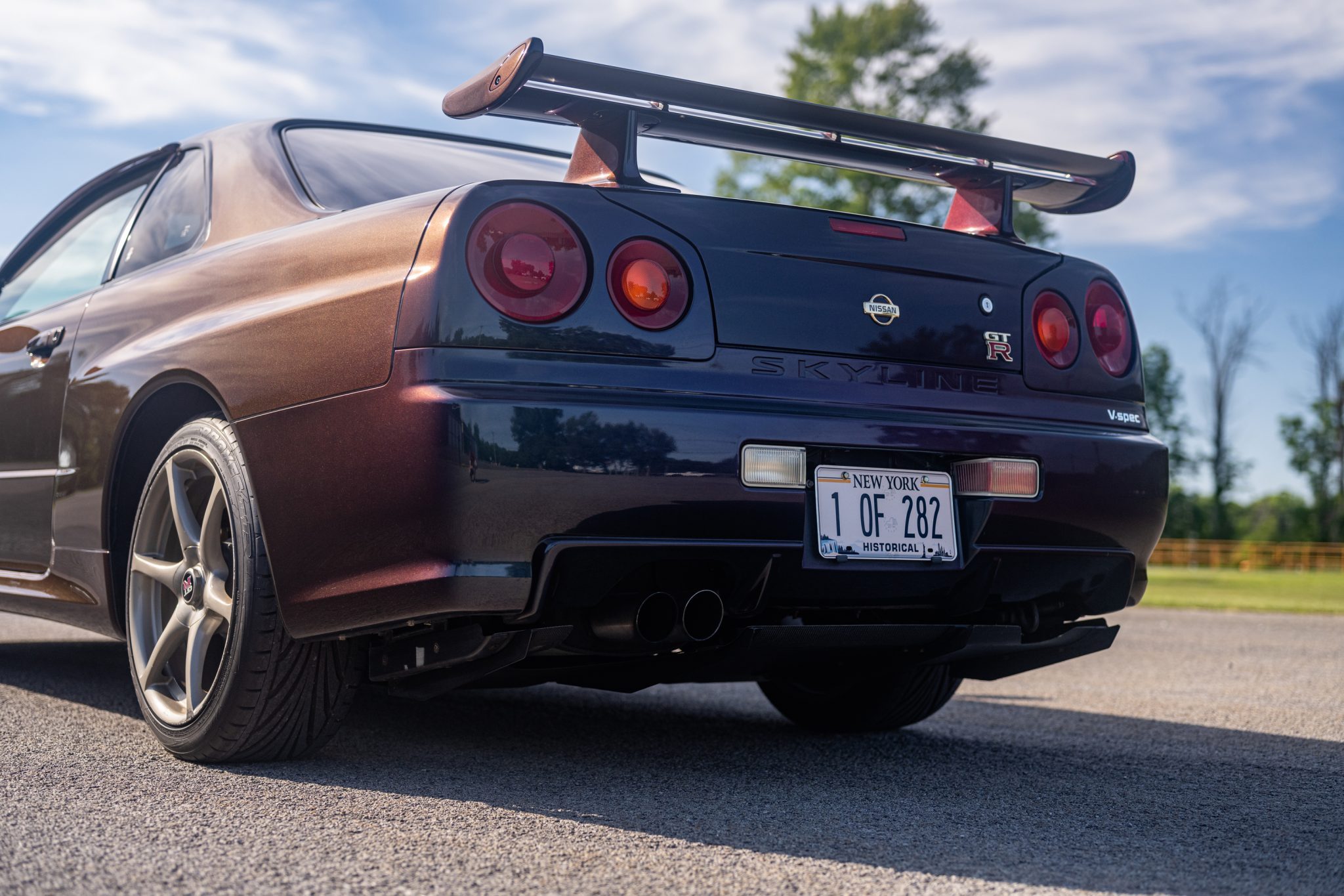 Another Rare 1999 Nissan Skyline GT-R V-Spec In Midnight Purple II Is Up For Sale