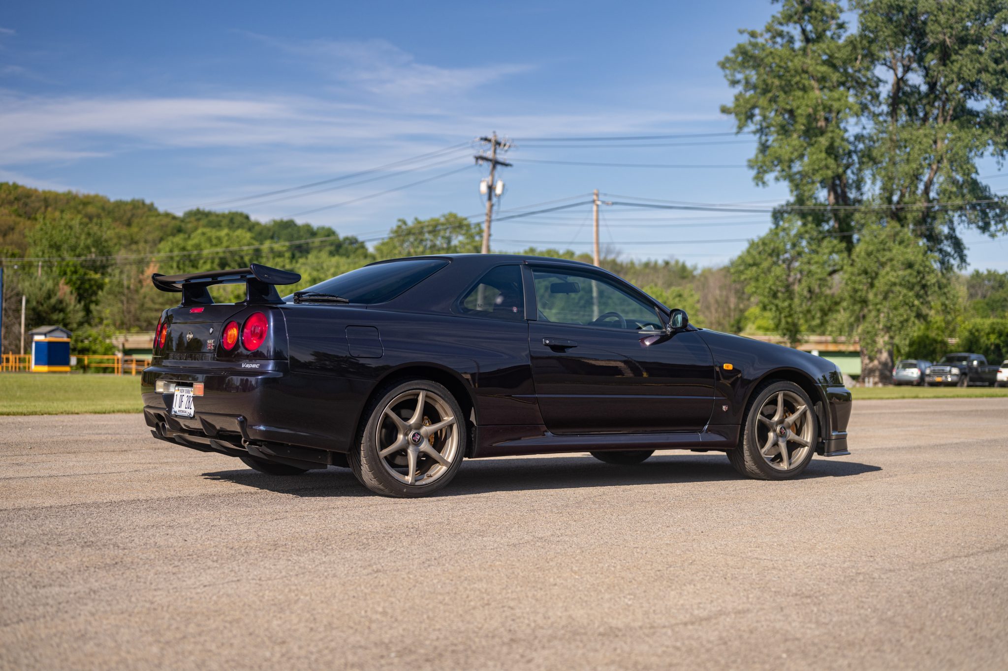 Another Rare 1999 Nissan Skyline GT-R V-Spec In Midnight Purple II Is Up For Sale