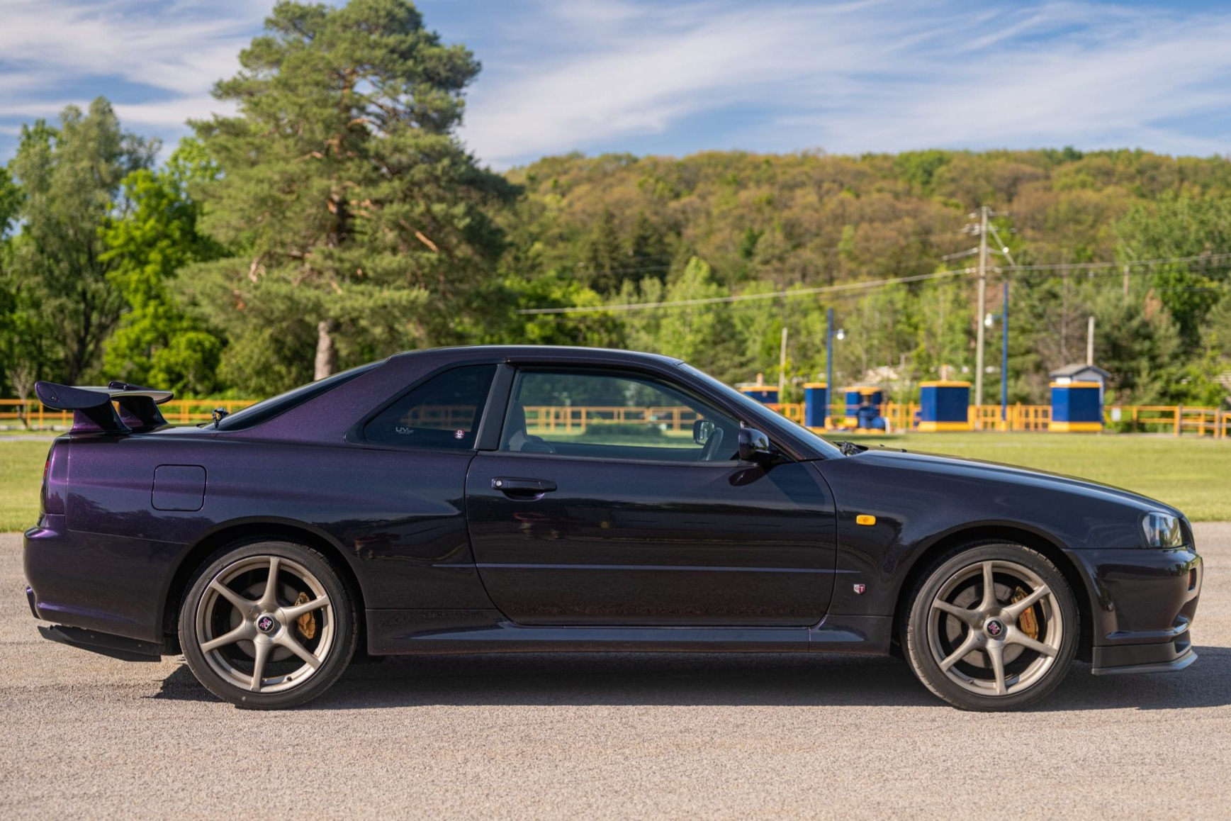 Another Rare 1999 Nissan Skyline GT-R V-Spec In Midnight Purple II Is Up For Sale