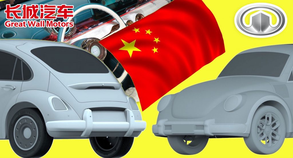  China’s Great Wall Cheekily Patents Electric Beetle Rip-Off In VW’s Back Yard