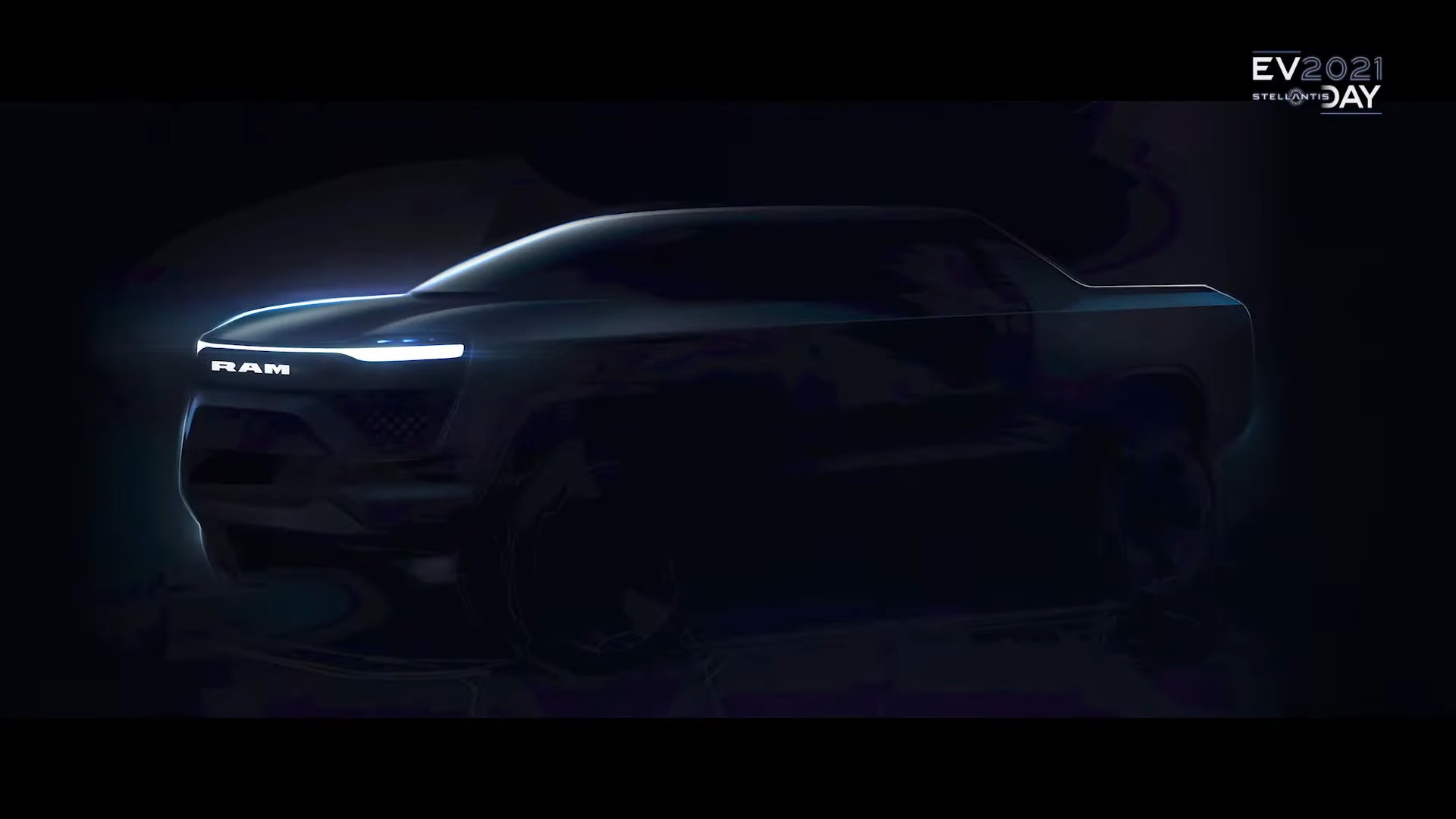 RAM Teases New Futuristic Electric Pickup Truck Coming For Ford’s F-150 Lightning