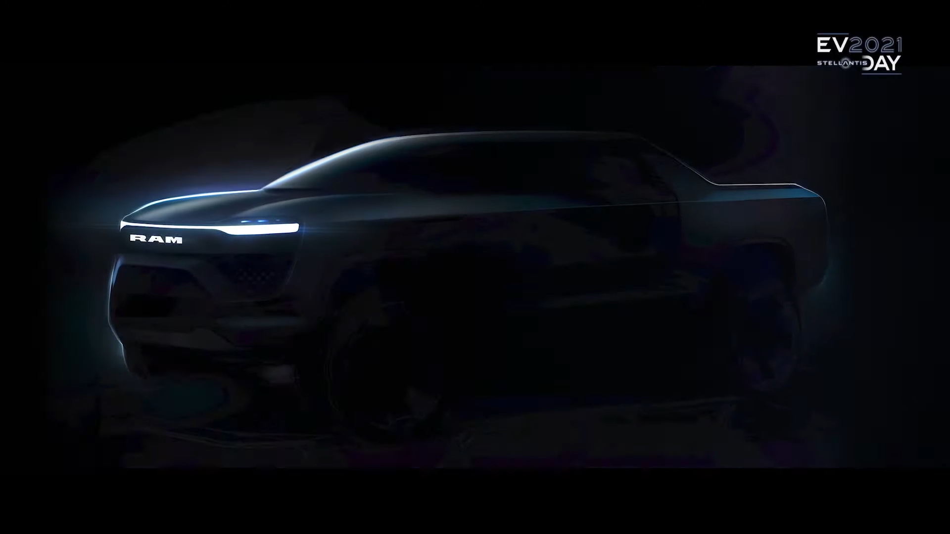 RAM Teases New Futuristic Electric Pickup Truck Coming For Ford’s F-150 Lightning