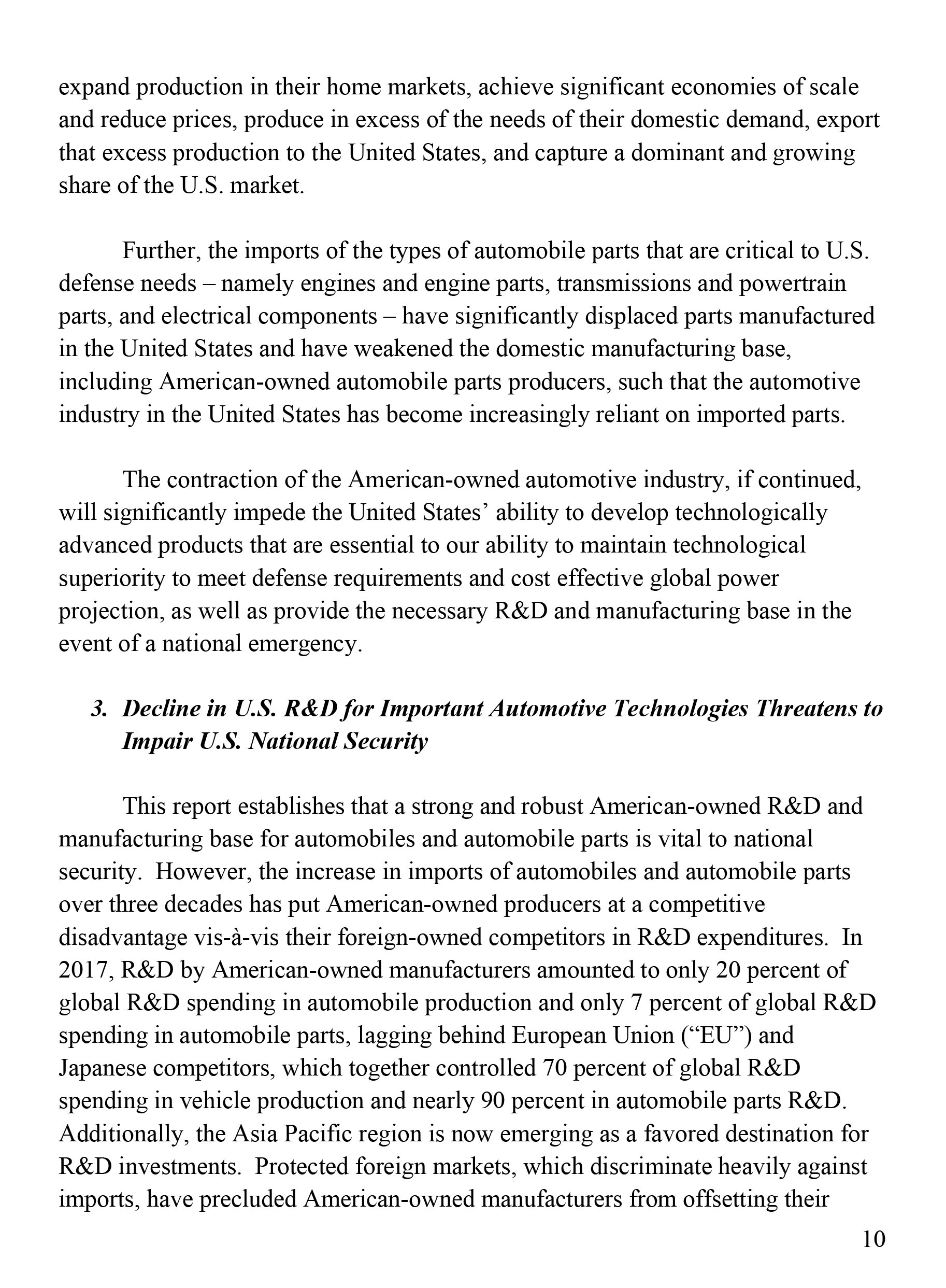 Trump’s Confidential Report On Foreign Car Threat Released By U.S., Read It In Full Here