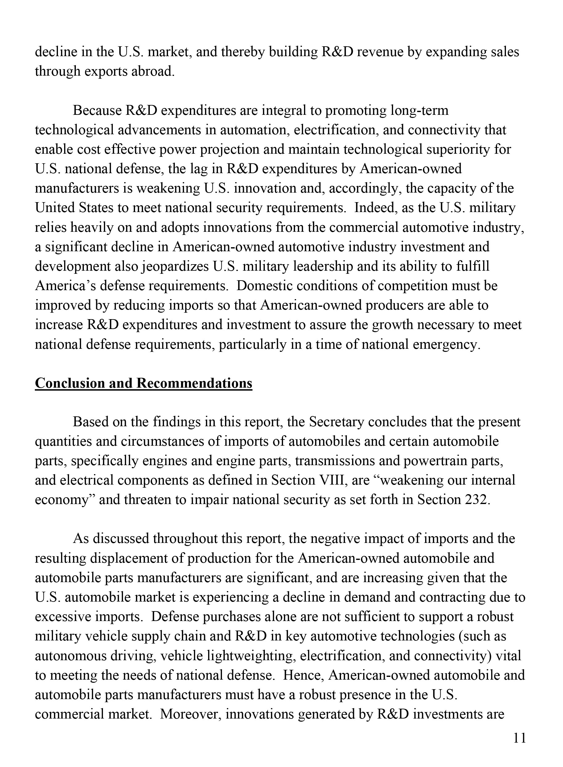 Trump’s Confidential Report On Foreign Car Threat Released By U.S., Read It In Full Here