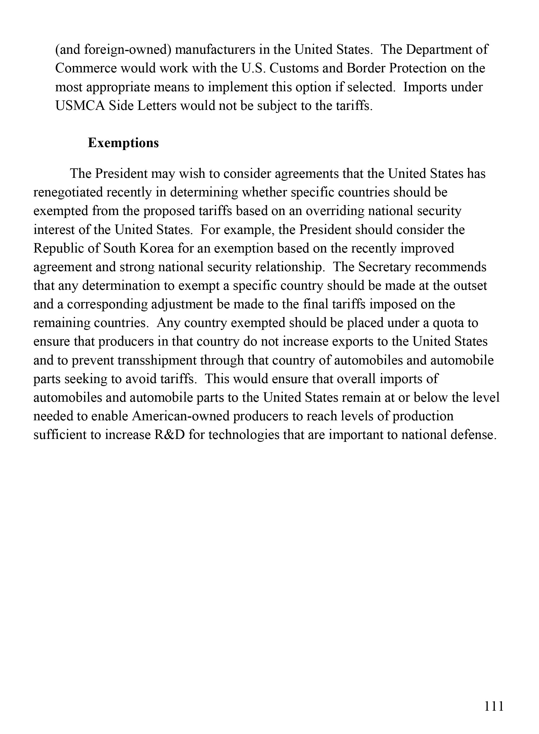 Trump’s Confidential Report On Foreign Car Threat Released By U.S., Read It In Full Here