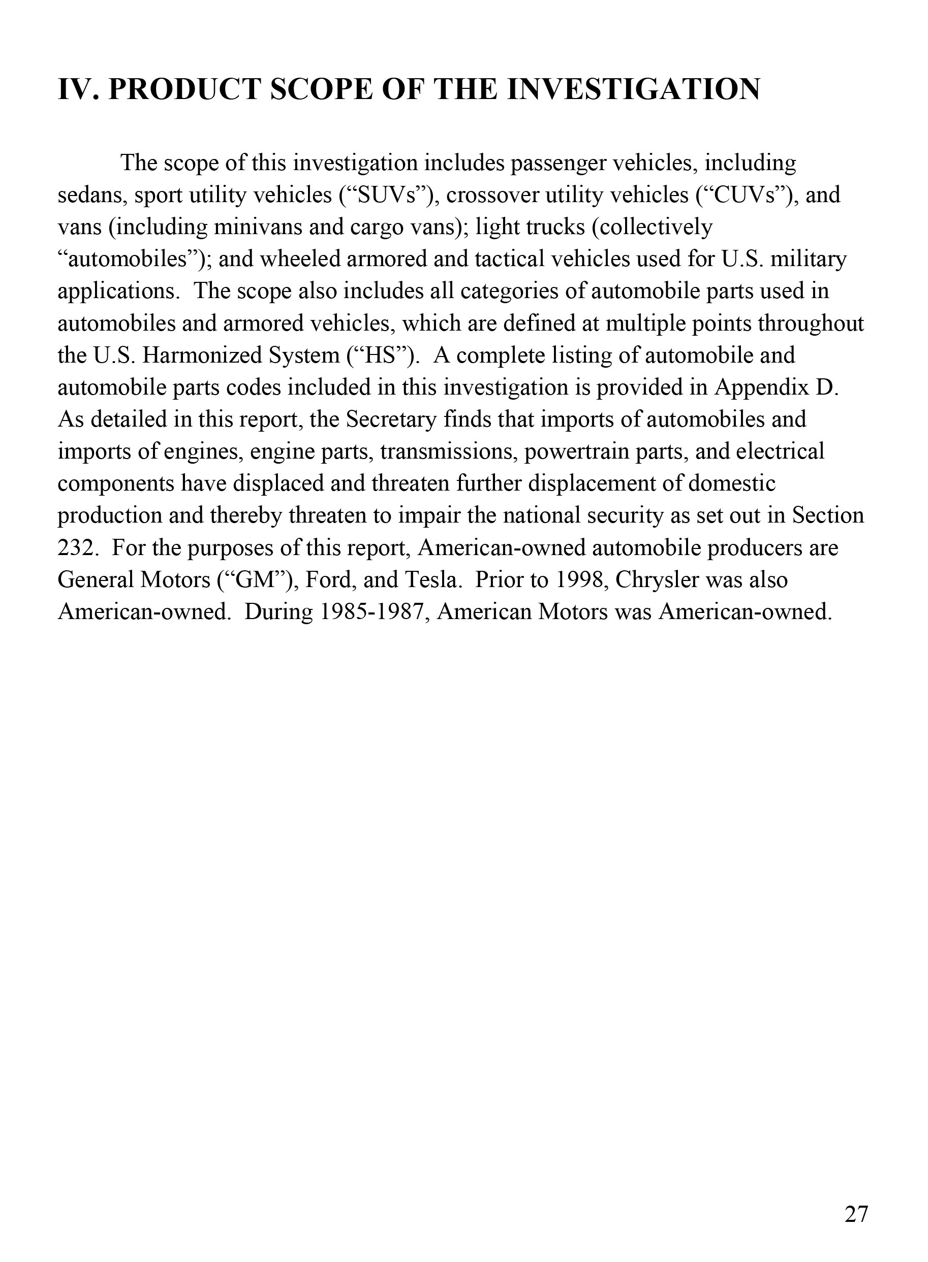Trump’s Confidential Report On Foreign Car Threat Released By U.S., Read It In Full Here