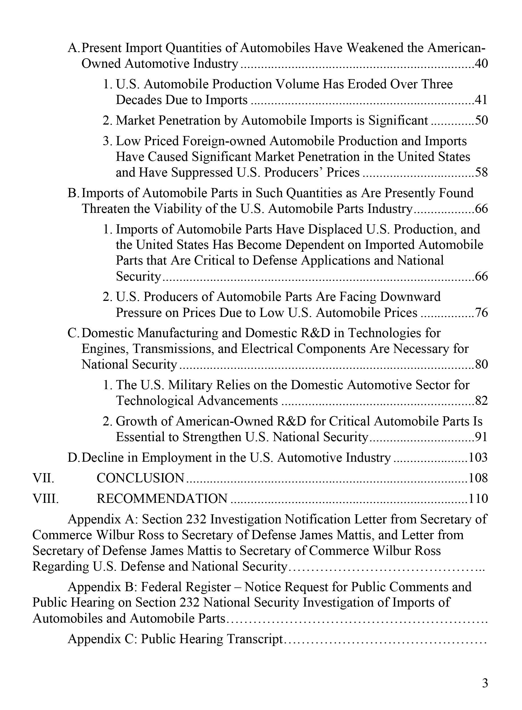 Trump’s Confidential Report On Foreign Car Threat Released By U.S., Read It In Full Here