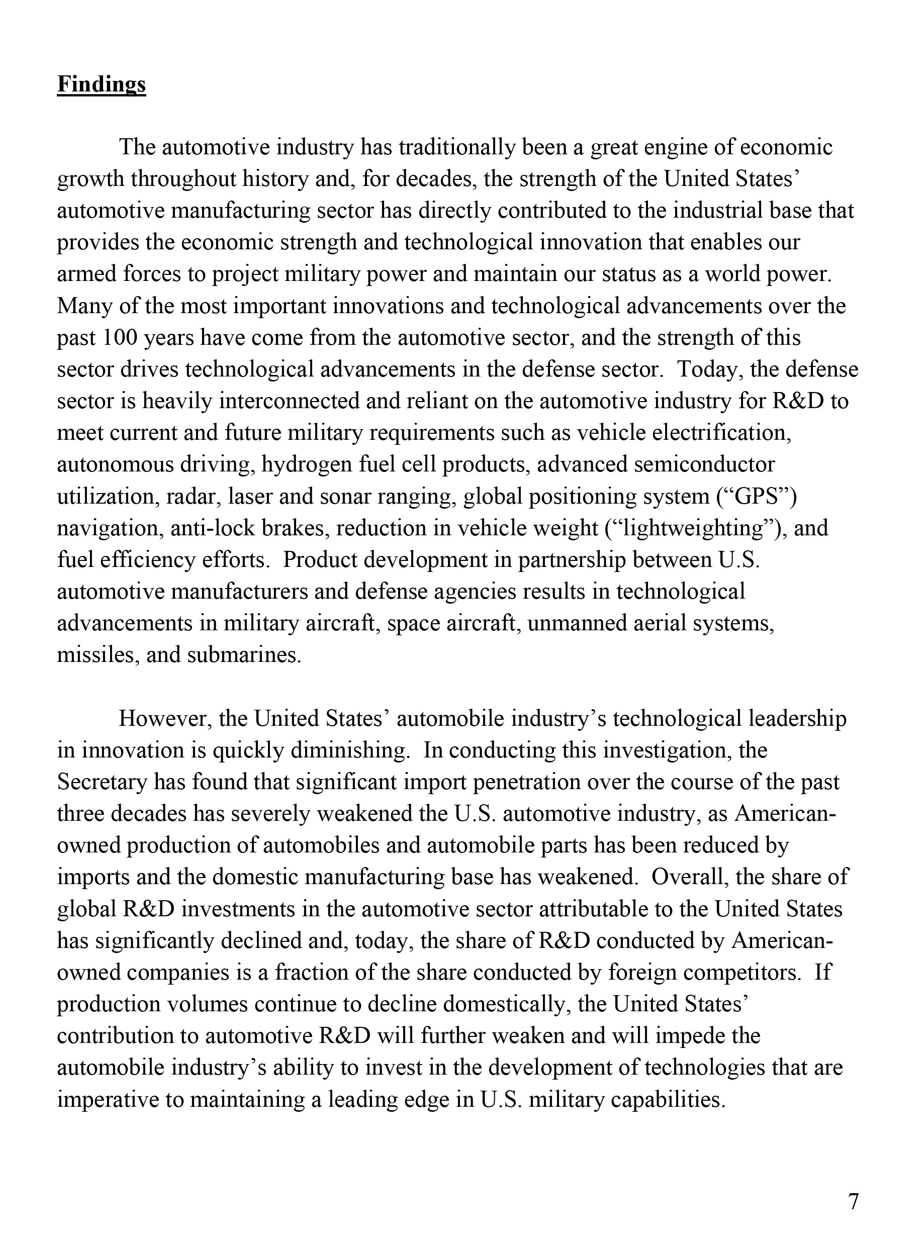 Trump’s Confidential Report On Foreign Car Threat Released By U.S., Read It In Full Here