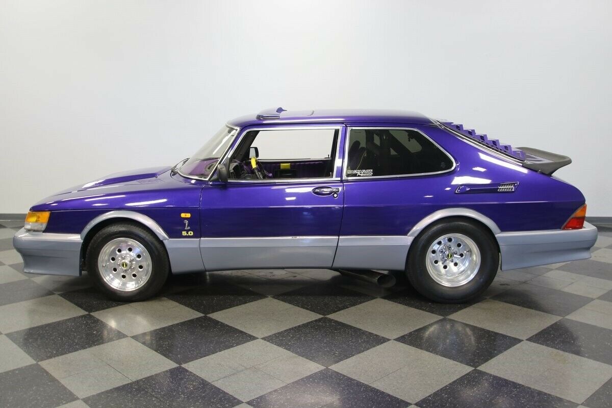 Hit The Drag Strip With This Supercharged V8-Powered Saab 900