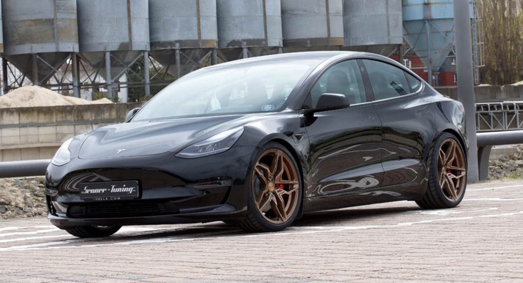  New Coilovers And Wheels Transform This Tesla Model 3 Performance