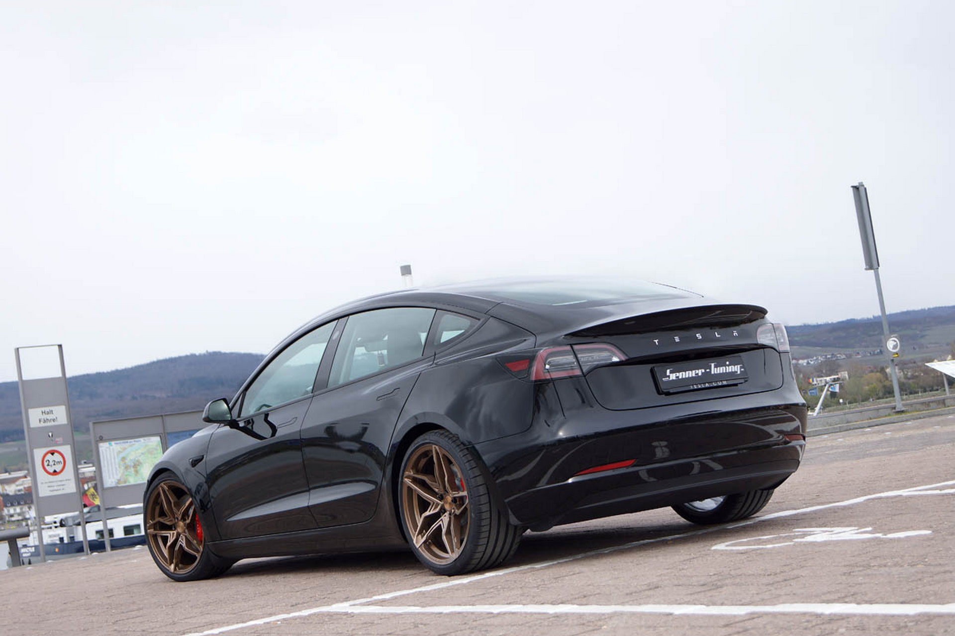 New Coilovers And Wheels Transform This Tesla Model 3 Performance