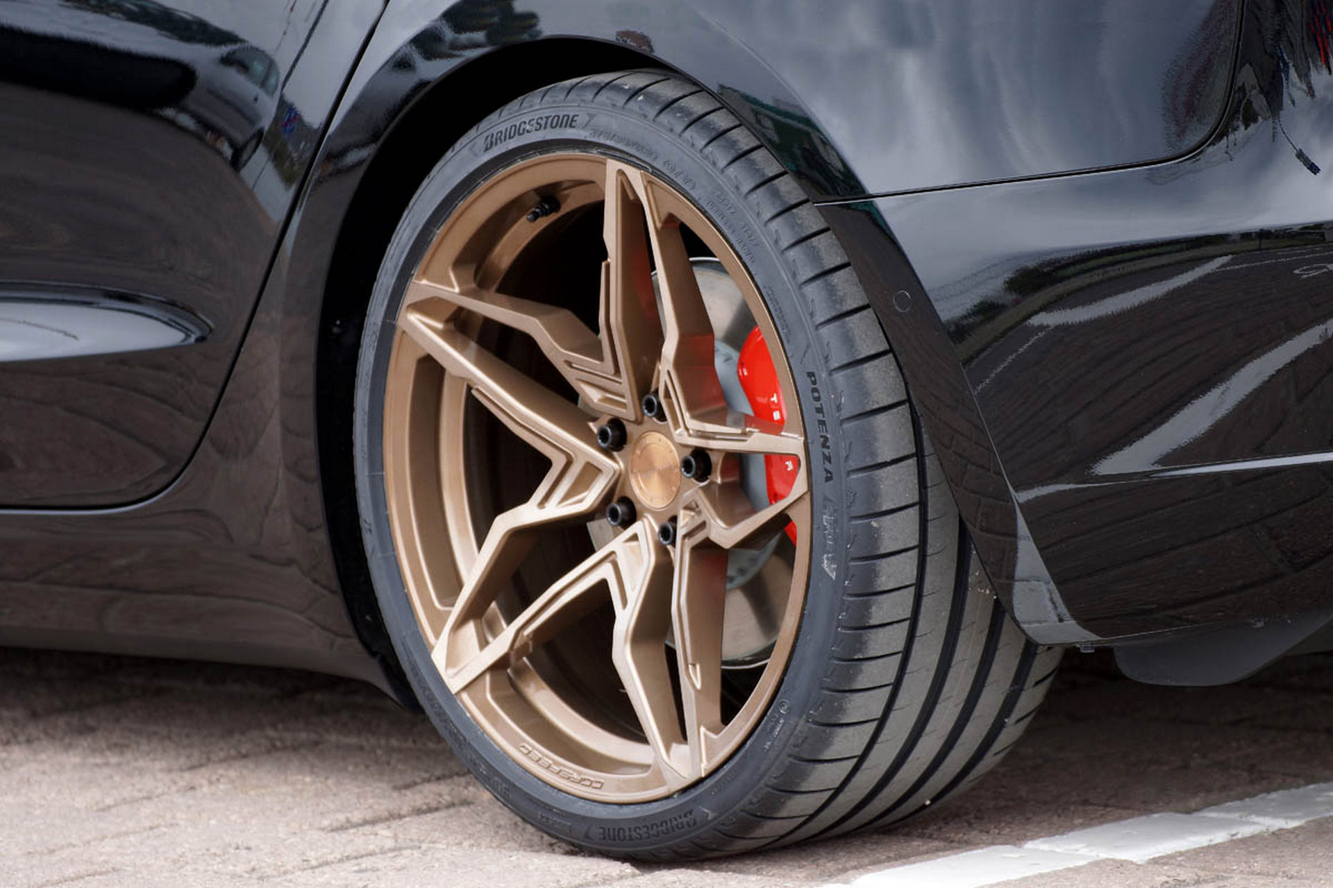 New Coilovers And Wheels Transform This Tesla Model 3 Performance