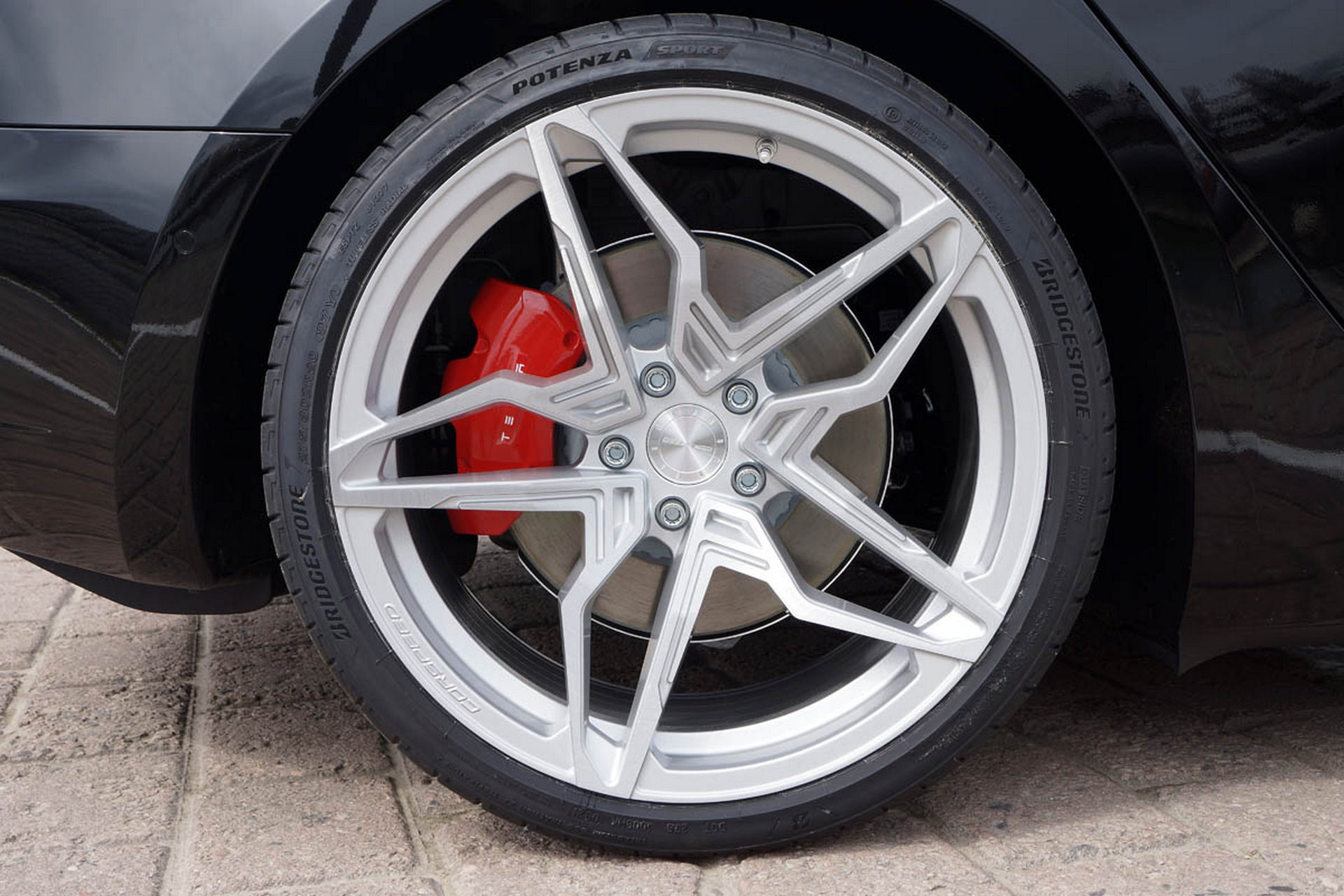 New Coilovers And Wheels Transform This Tesla Model 3 Performance