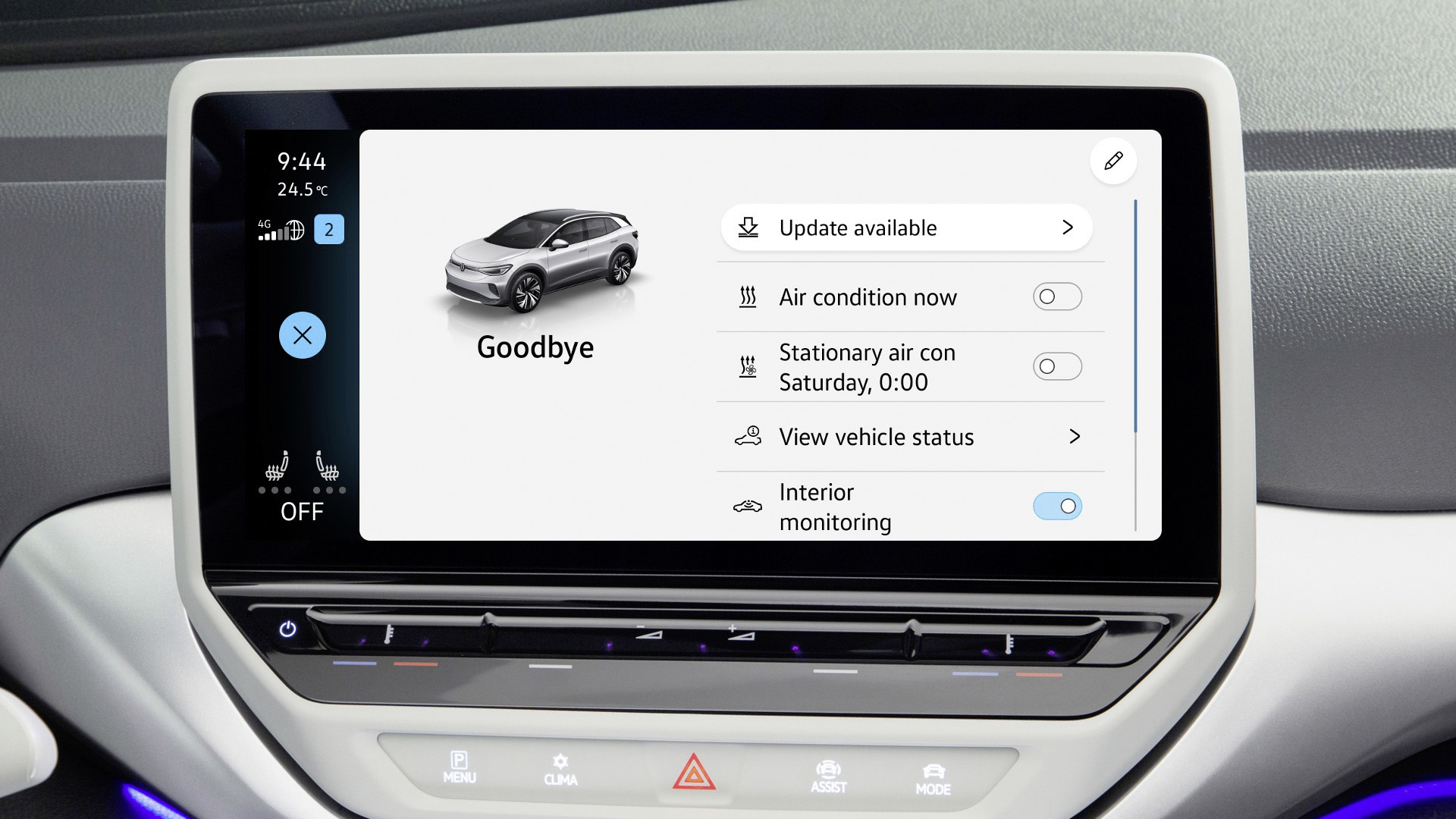 VW ID Models Receive Their First Over-The-Air Software Update