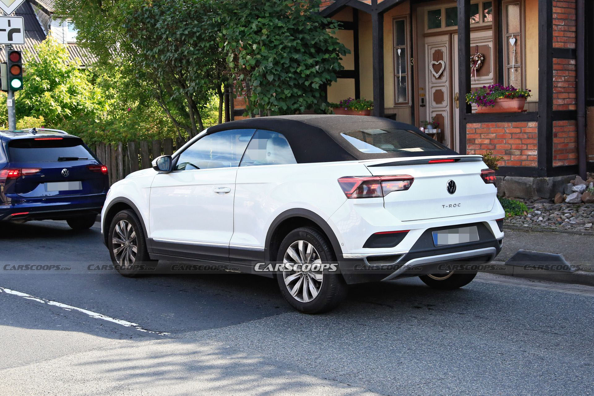 Facelifted VW T-Roc Cabriolet Spied Undisguised Showing Fresh Bumper