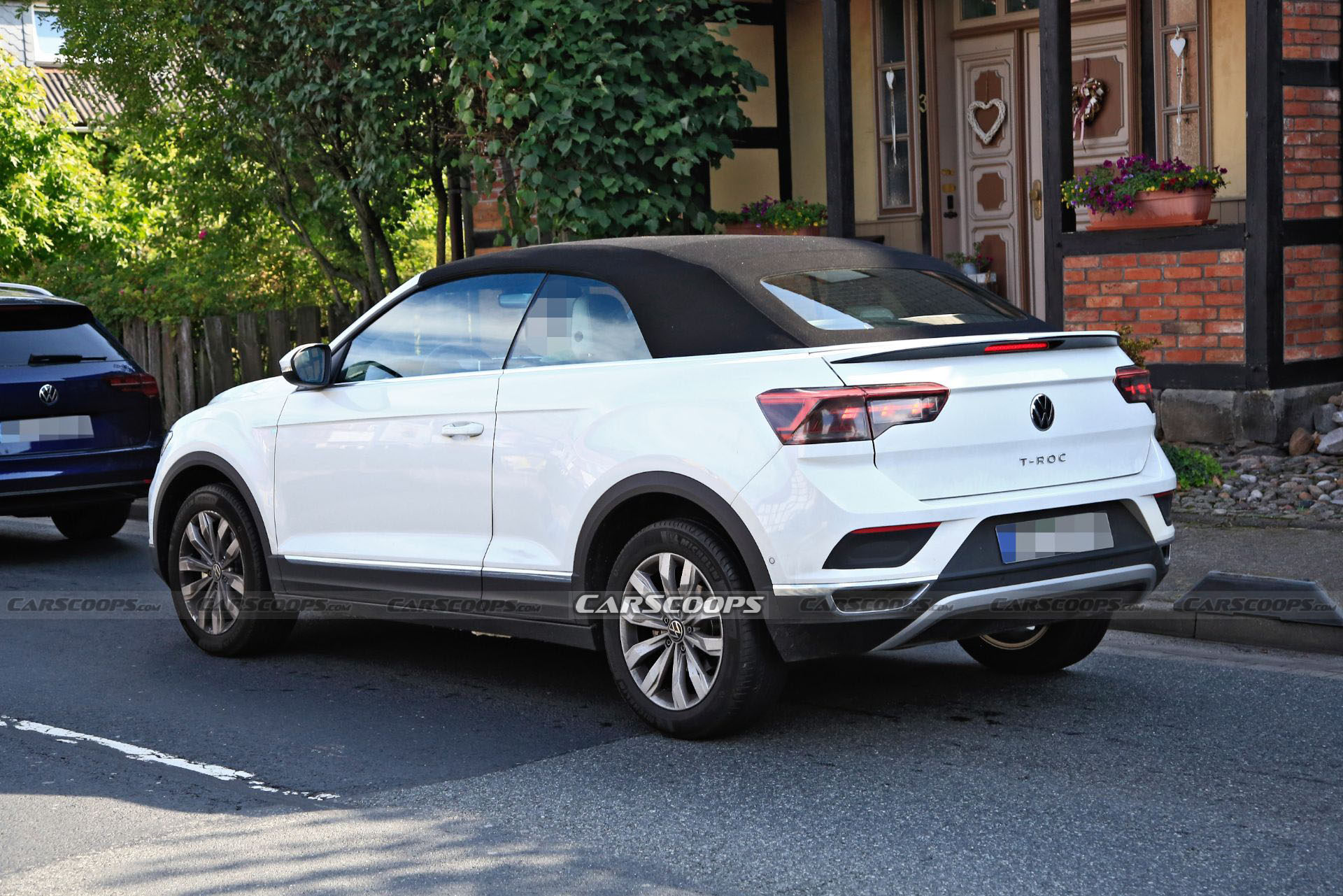 Facelifted VW T-Roc Cabriolet Spied Undisguised Showing Fresh Bumper