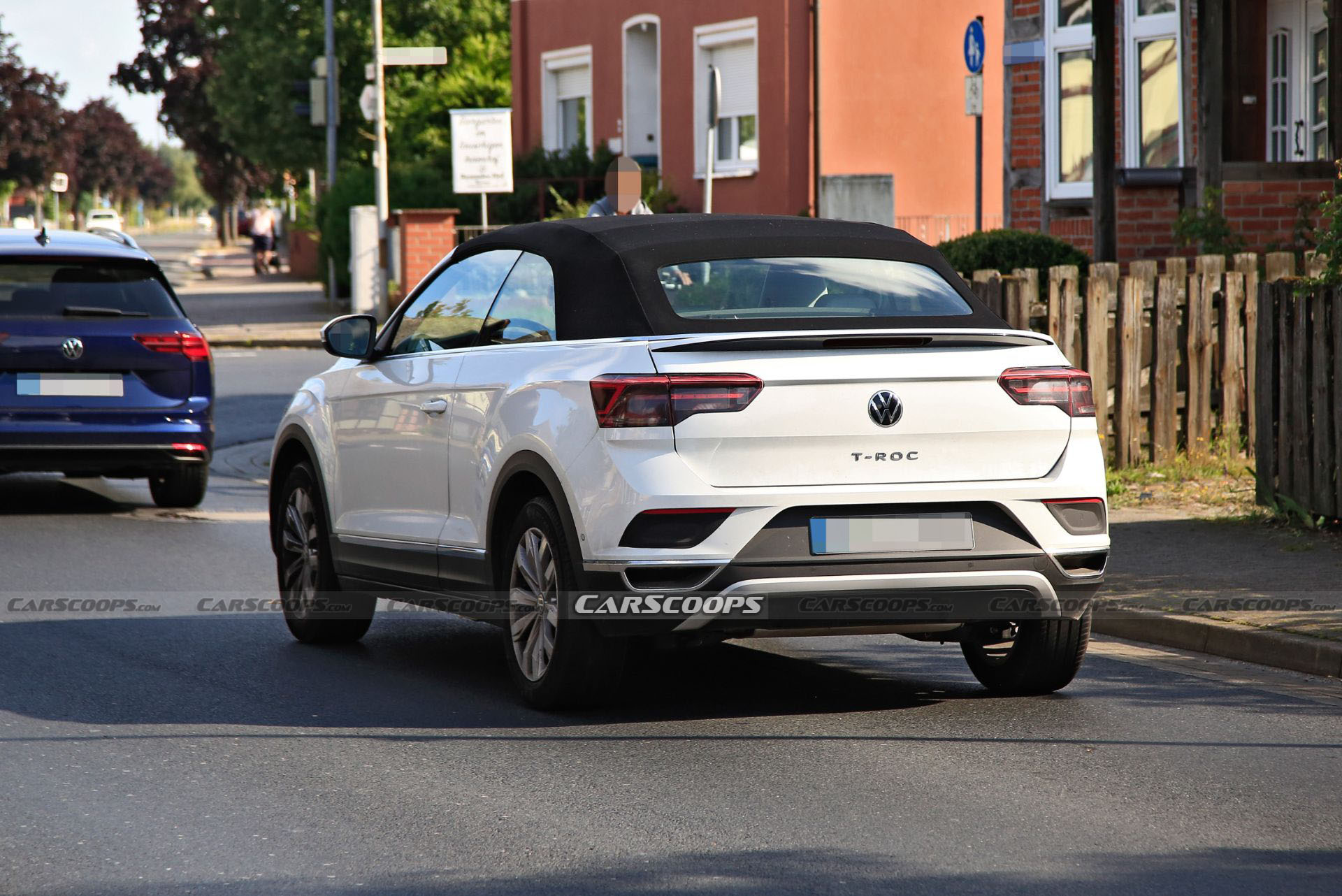 Facelifted VW T-Roc Cabriolet Spied Undisguised Showing Fresh Bumper