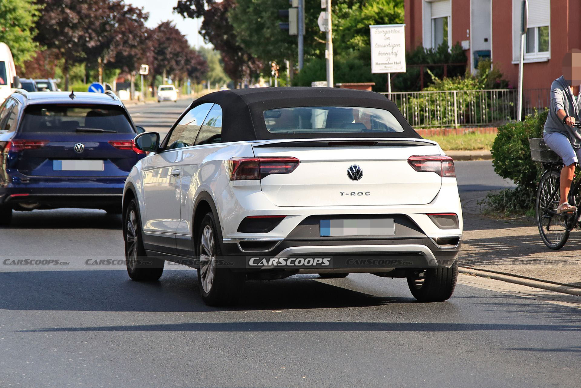 Facelifted VW T-Roc Cabriolet Spied Undisguised Showing Fresh Bumper
