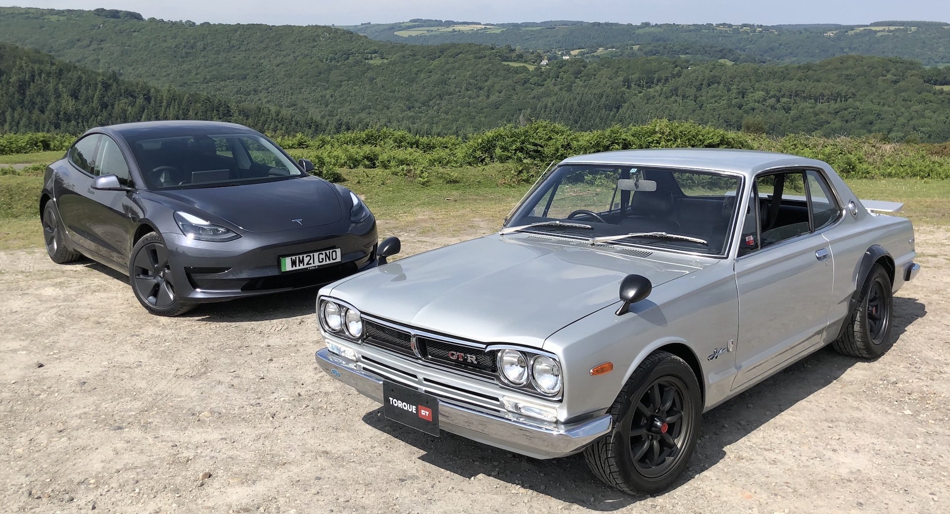 Driven: Tesla’s Model 3 Feels Like A Spaceship Next To An Original Nissan Skyline GT-R