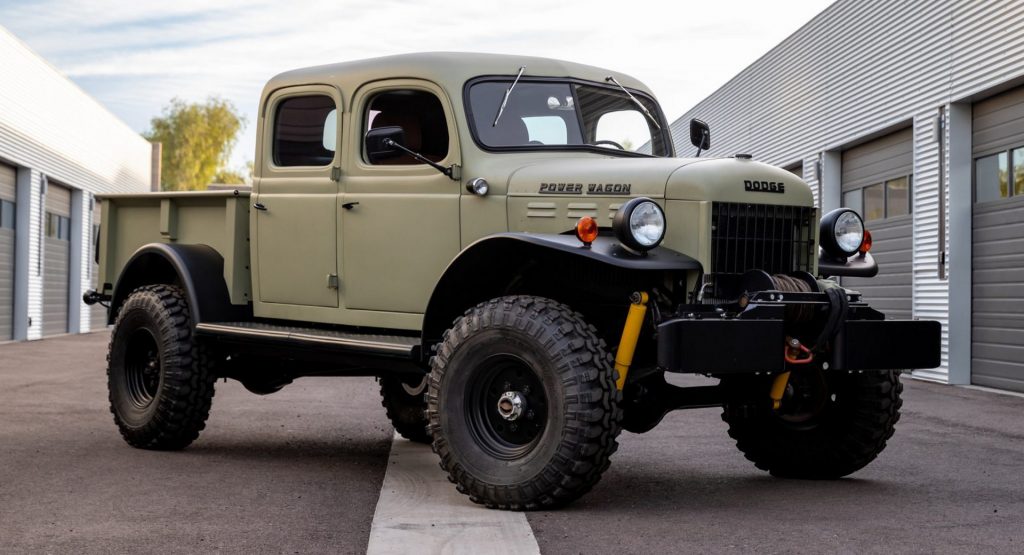 For Over $100k, Would You Rather Have This 1949 Dodge Power Wagon Restomod Or A Brand New Ram 1500 TRX?