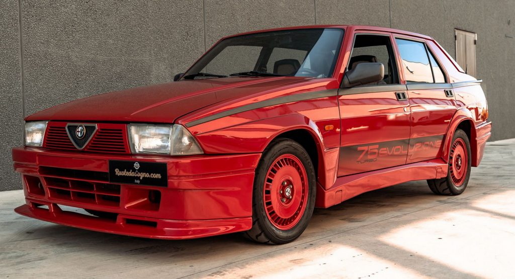  1987 Alfa Romeo 75 Turbo Evoluzione Was One of 500 Group A Homologation Specials
