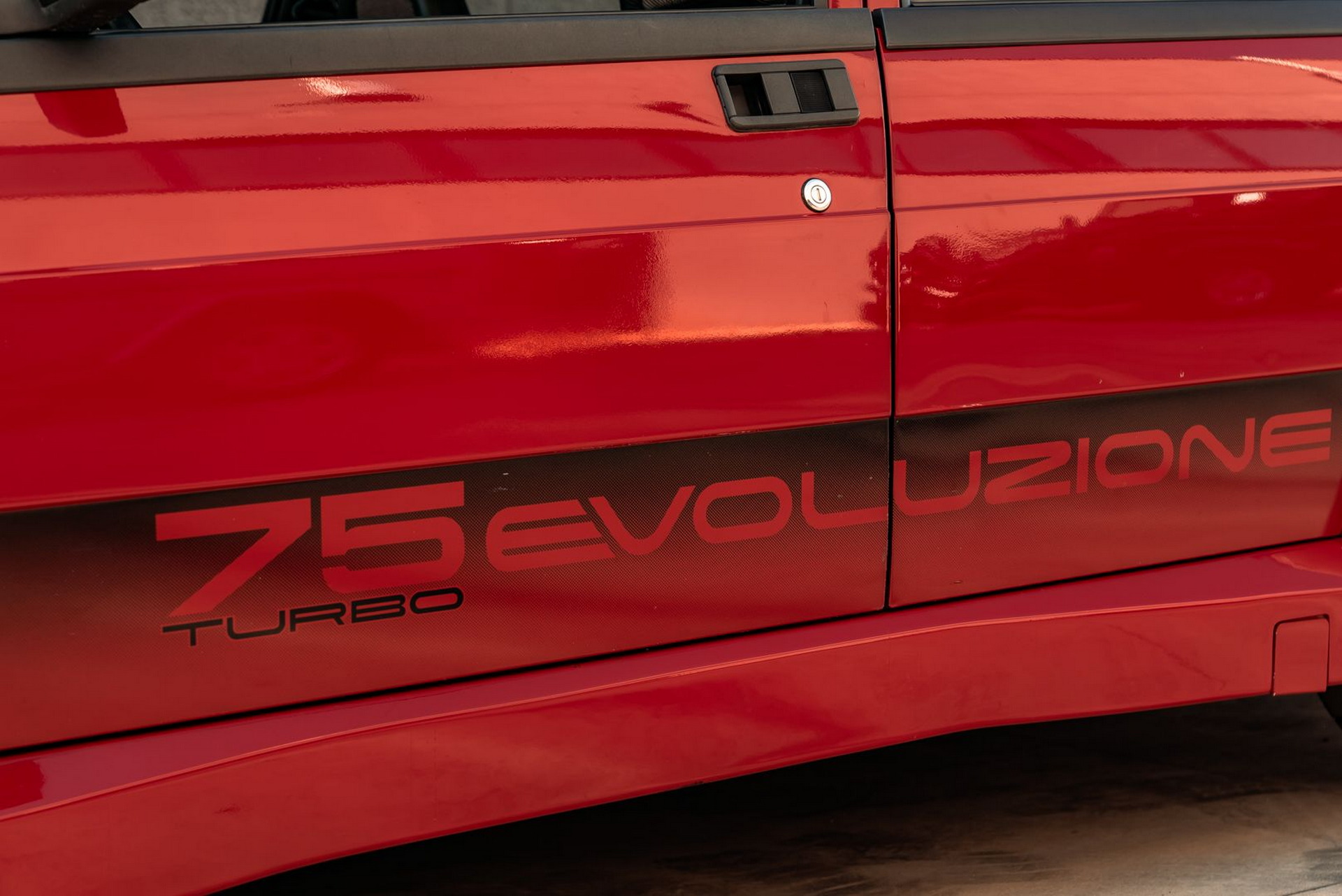 1987 Alfa Romeo 75 Turbo Evoluzione Was One of 500 Group A Homologation Specials