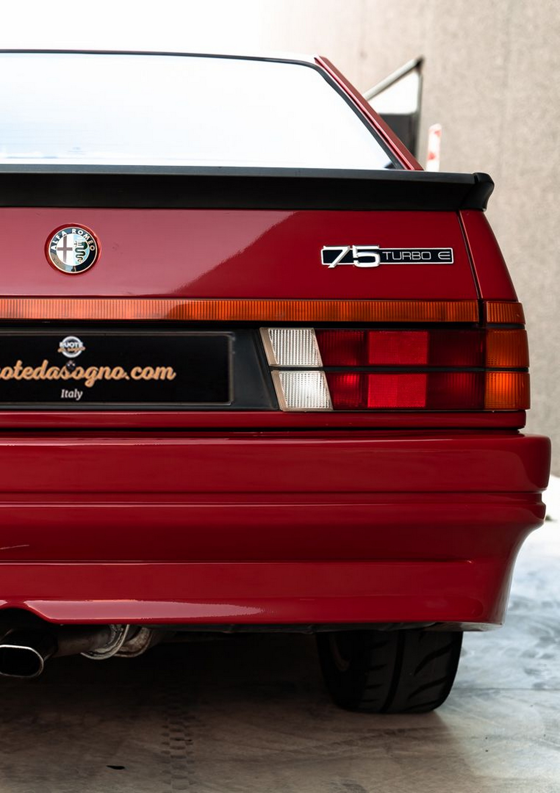 1987 Alfa Romeo 75 Turbo Evoluzione Was One of 500 Group A Homologation Specials
