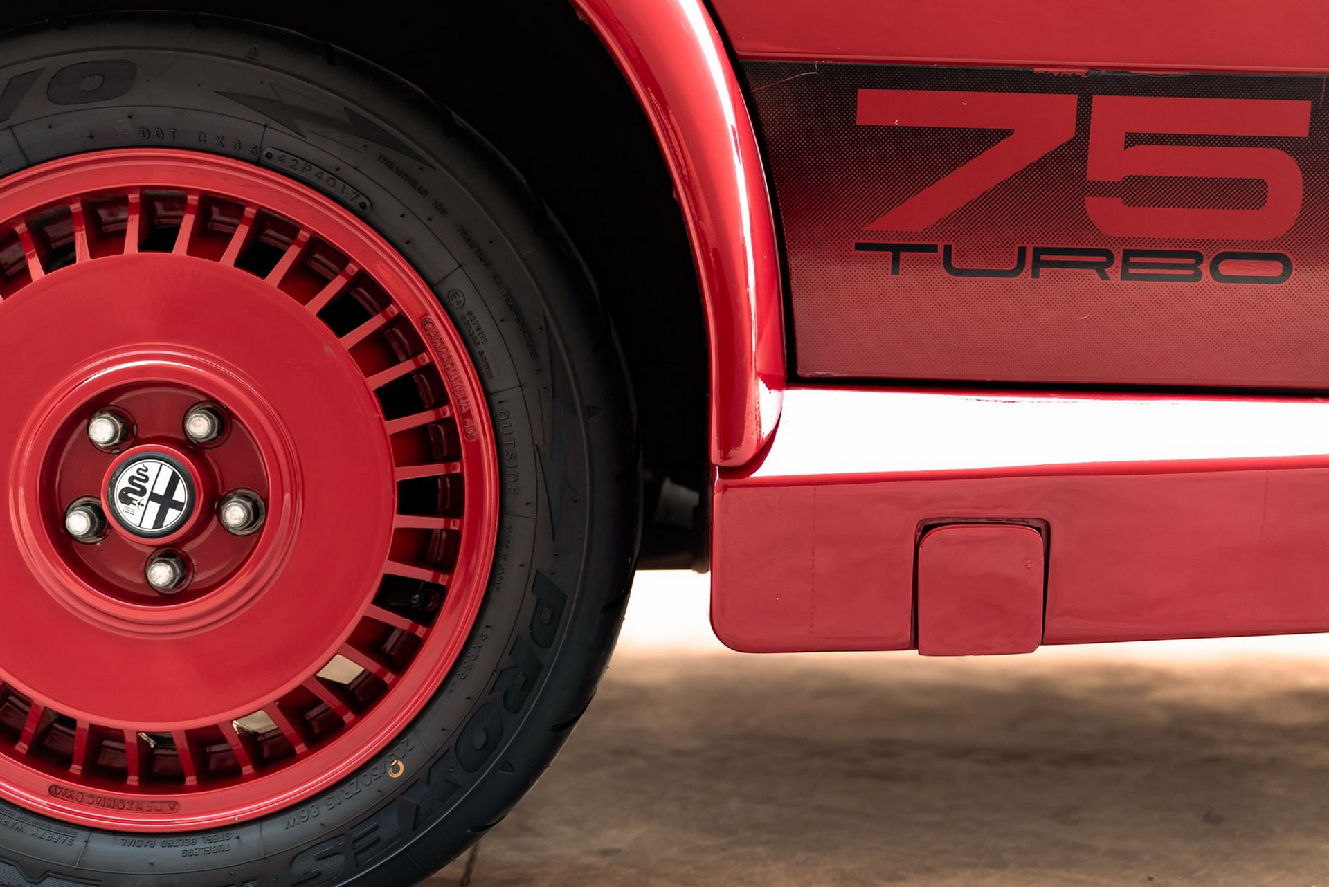 1987 Alfa Romeo 75 Turbo Evoluzione Was One of 500 Group A Homologation Specials