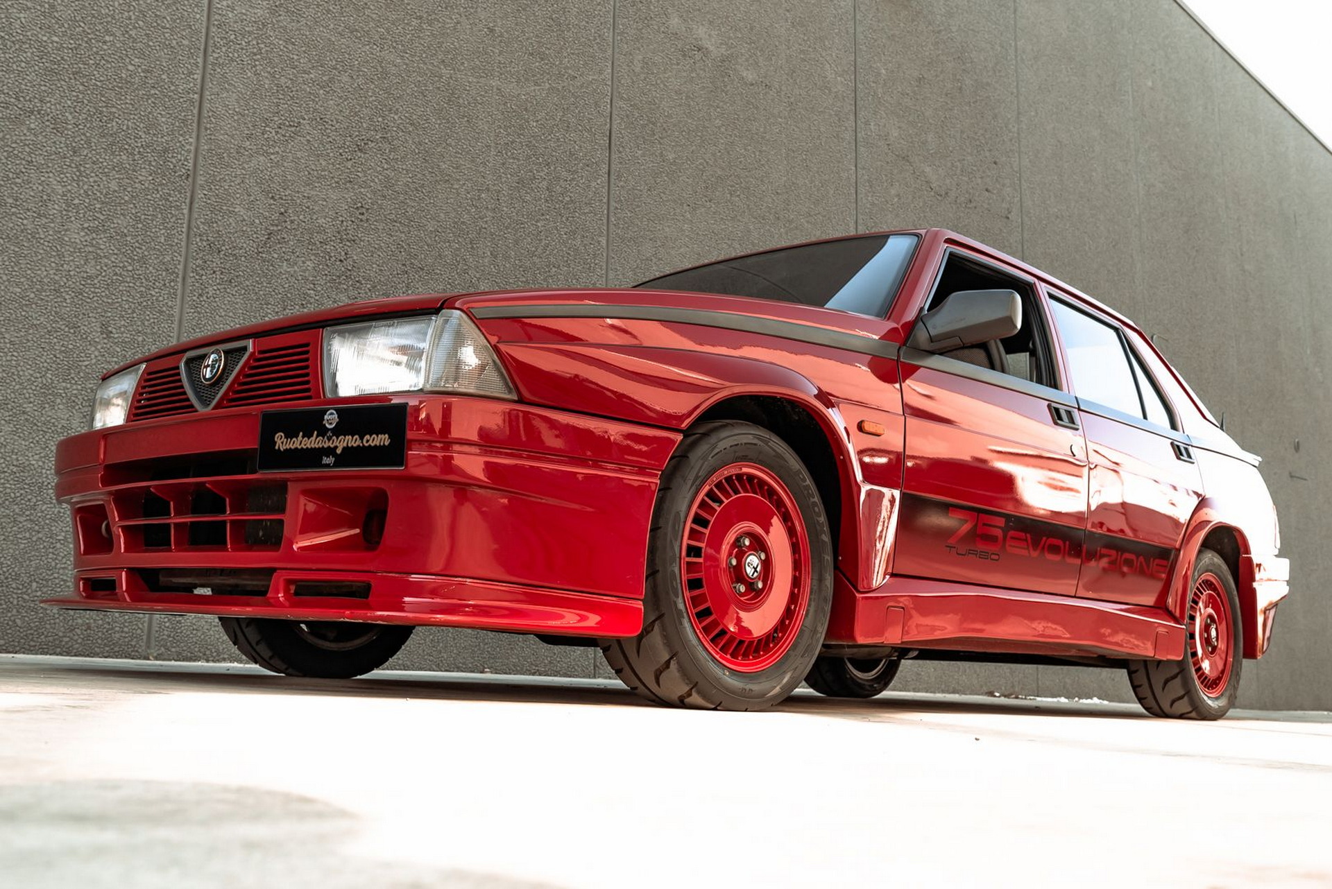 1987 Alfa Romeo 75 Turbo Evoluzione Was One of 500 Group A Homologation Specials