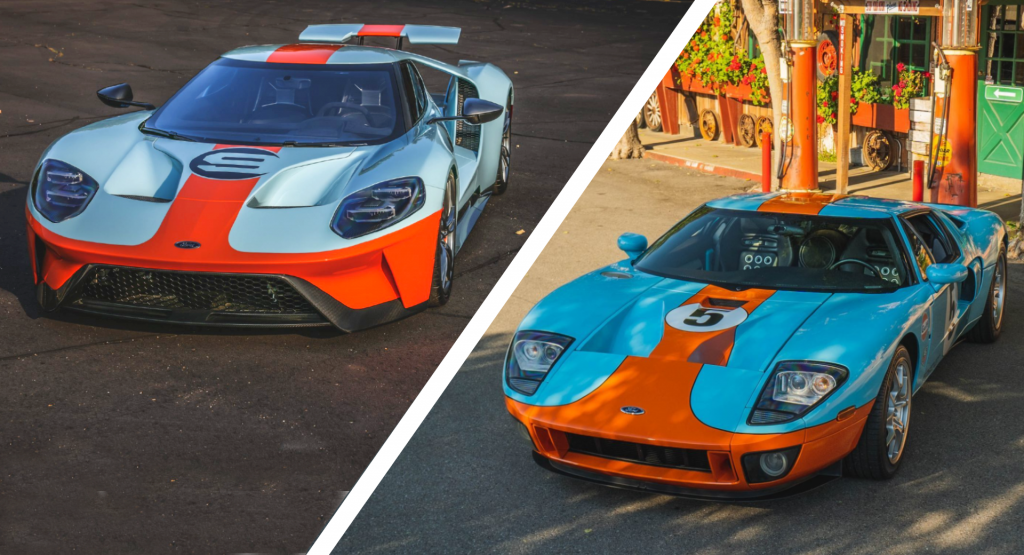 Would You Buy Two Gulf-Themed Ford GT Heritage Editions For A Combined $1.7 million?