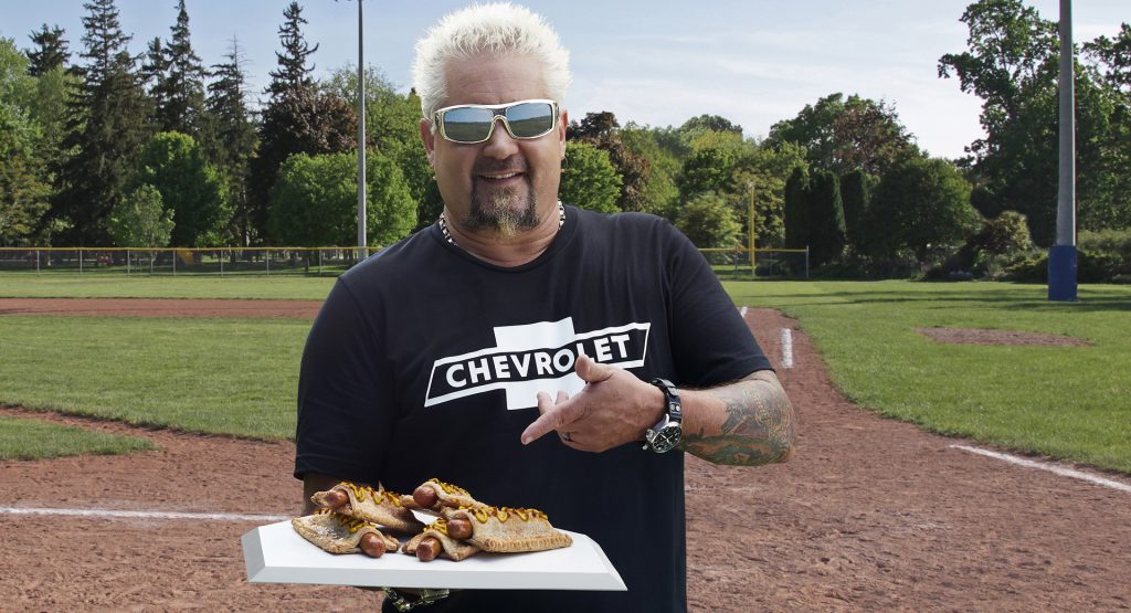 Chevrolet Teams Up With Guy Fieri To Create Apple Pie Hot Dog For Field Of Dreams Baseball Game