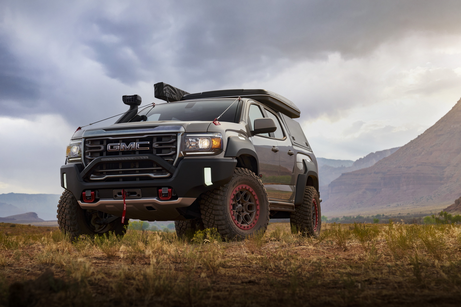 The GMC Canyon AT4 OVRLANDX Off-Road Concept Shows How Extreme The Pickup Can Go