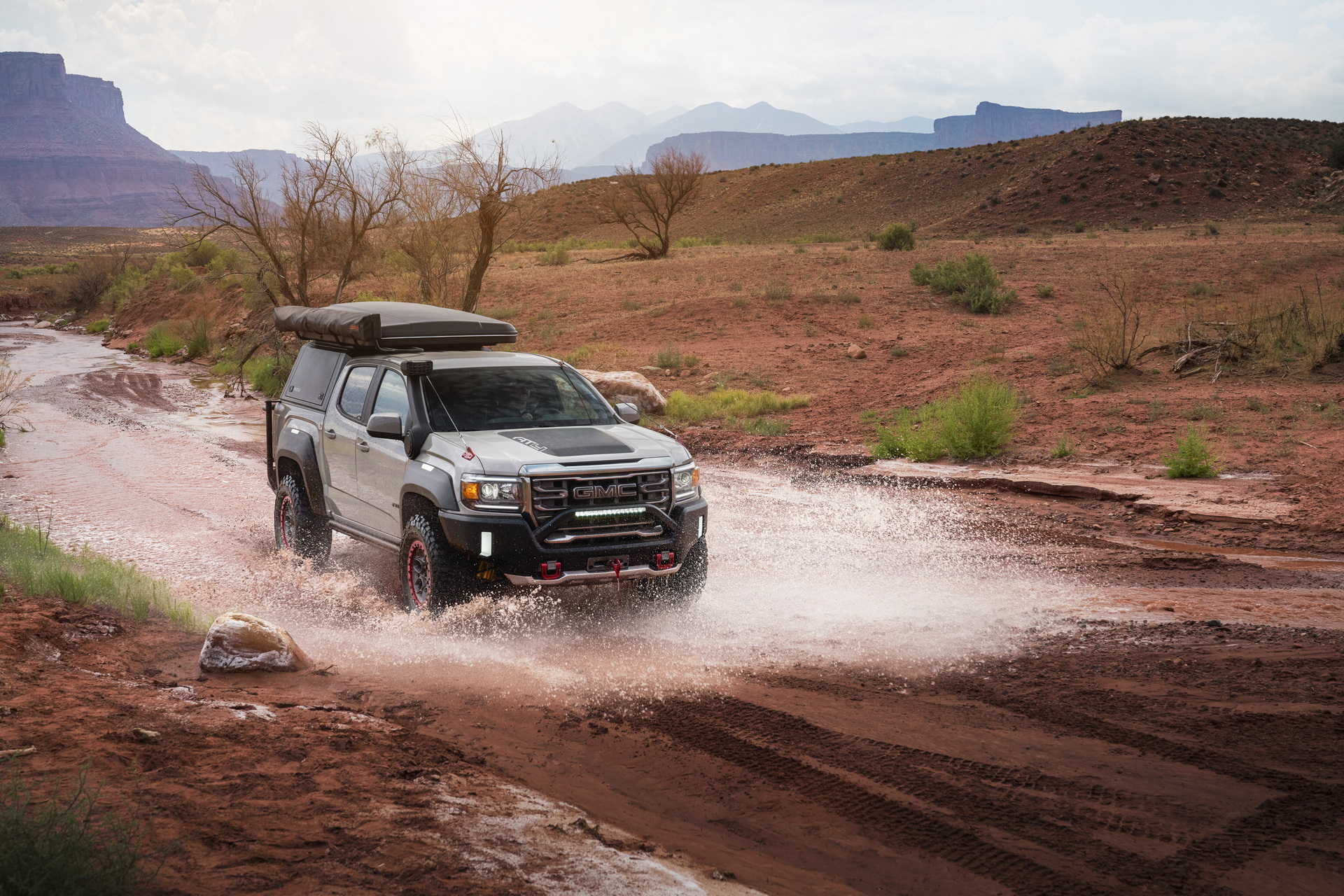 The GMC Canyon AT4 OVRLANDX Off-Road Concept Shows How Extreme The Pickup Can Go