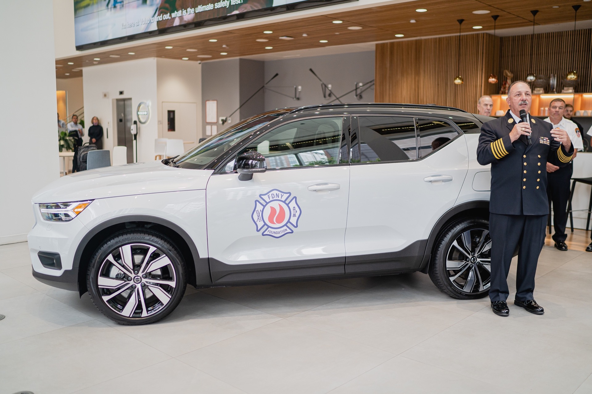 Volvo Donates XC40 Recharge To The NYC Fire Department To Better Understand EVs