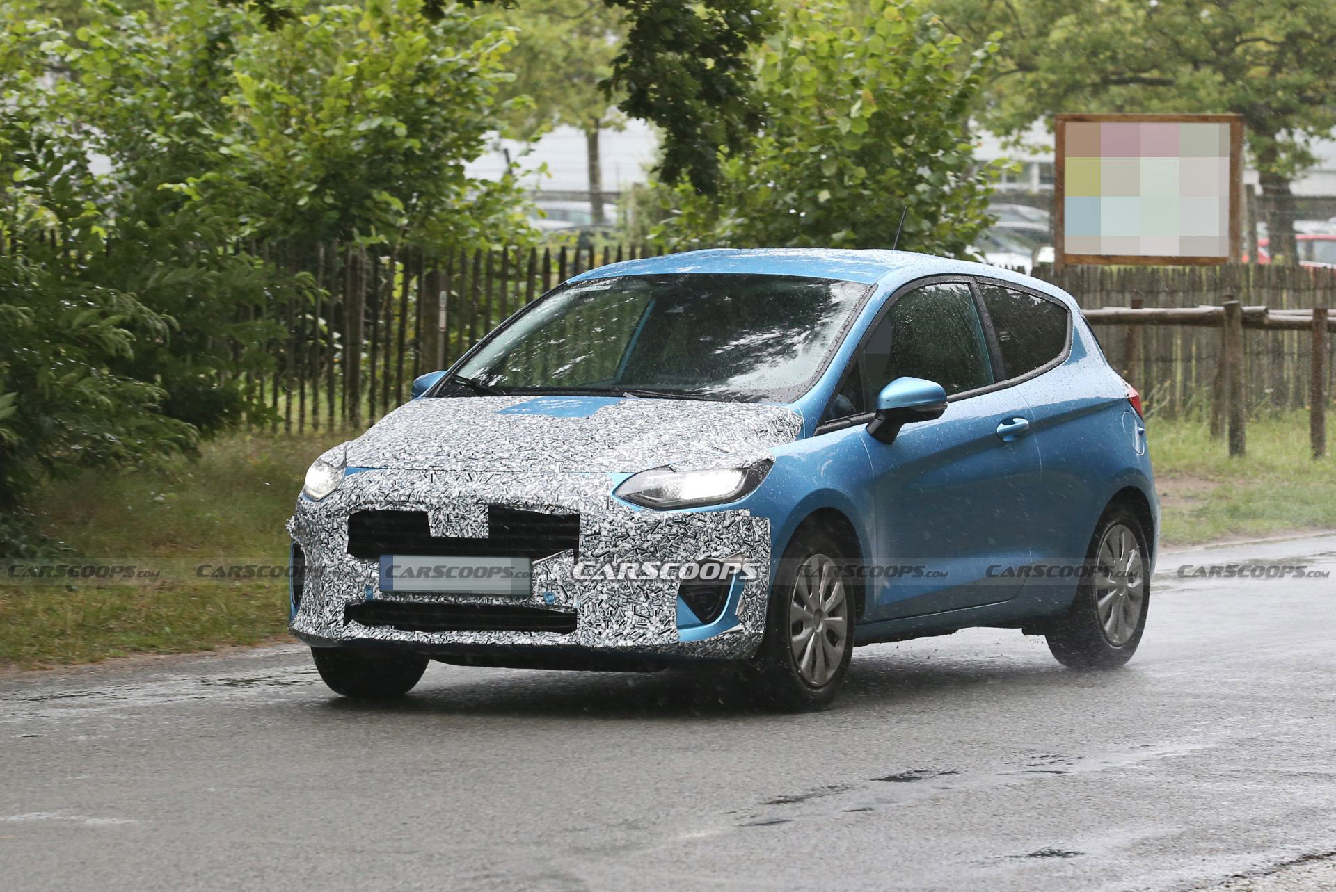 Facelifted 2022 Ford Fiesta Spied Showing Its Sportier Side In ST-Line Trim