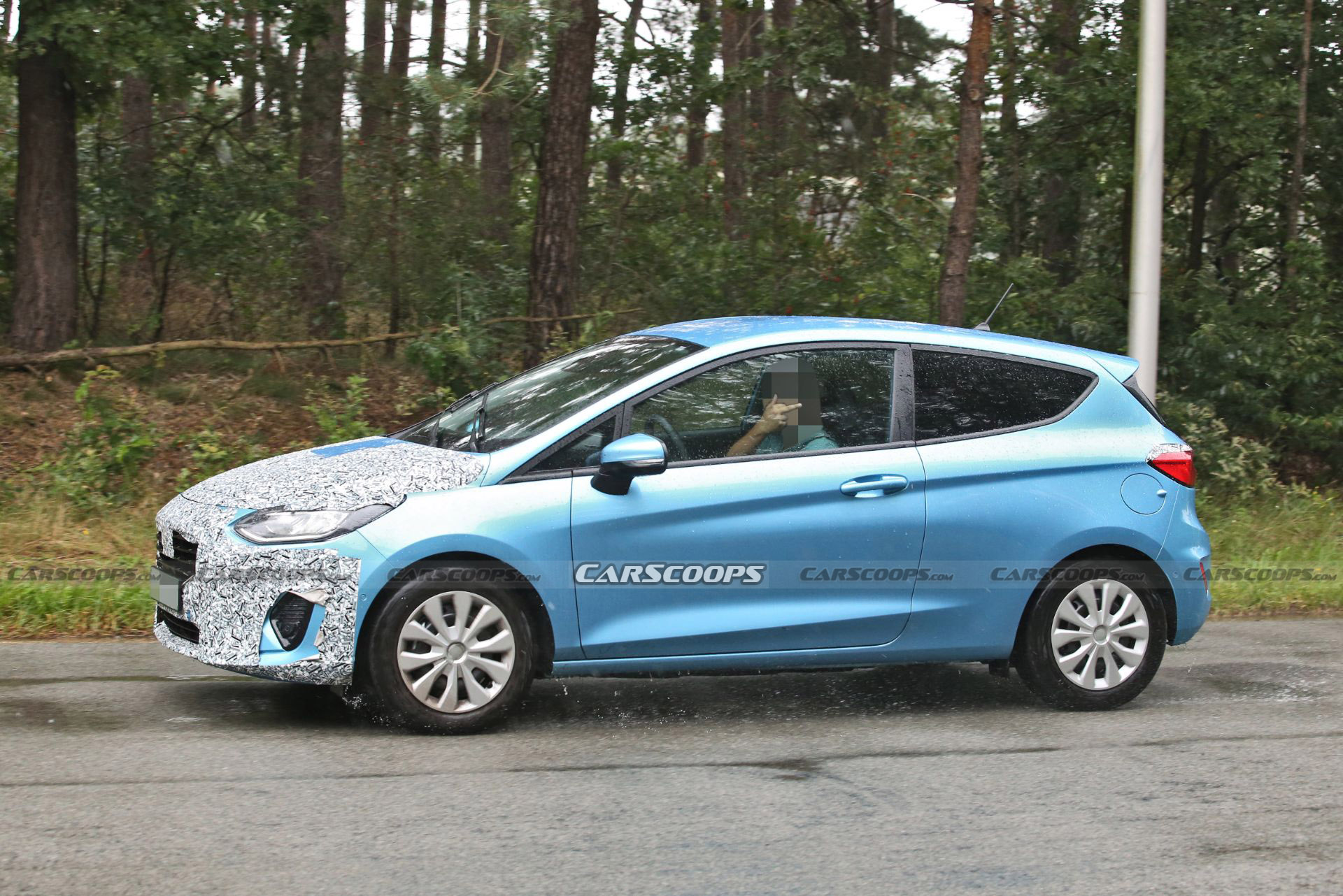Facelifted 2022 Ford Fiesta Spied Showing Its Sportier Side In ST-Line Trim