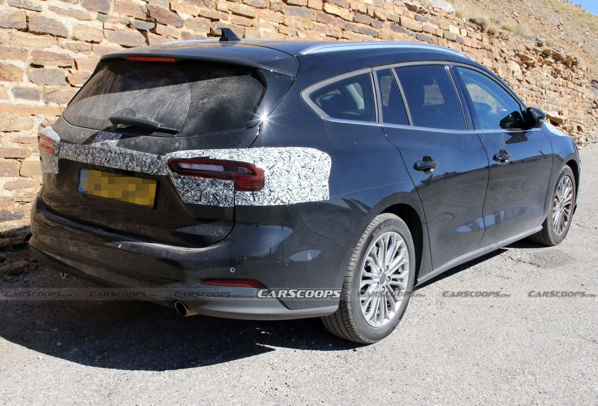 2022 Ford Focus Wagon Facelift Spied Showing Redesigned Light Units