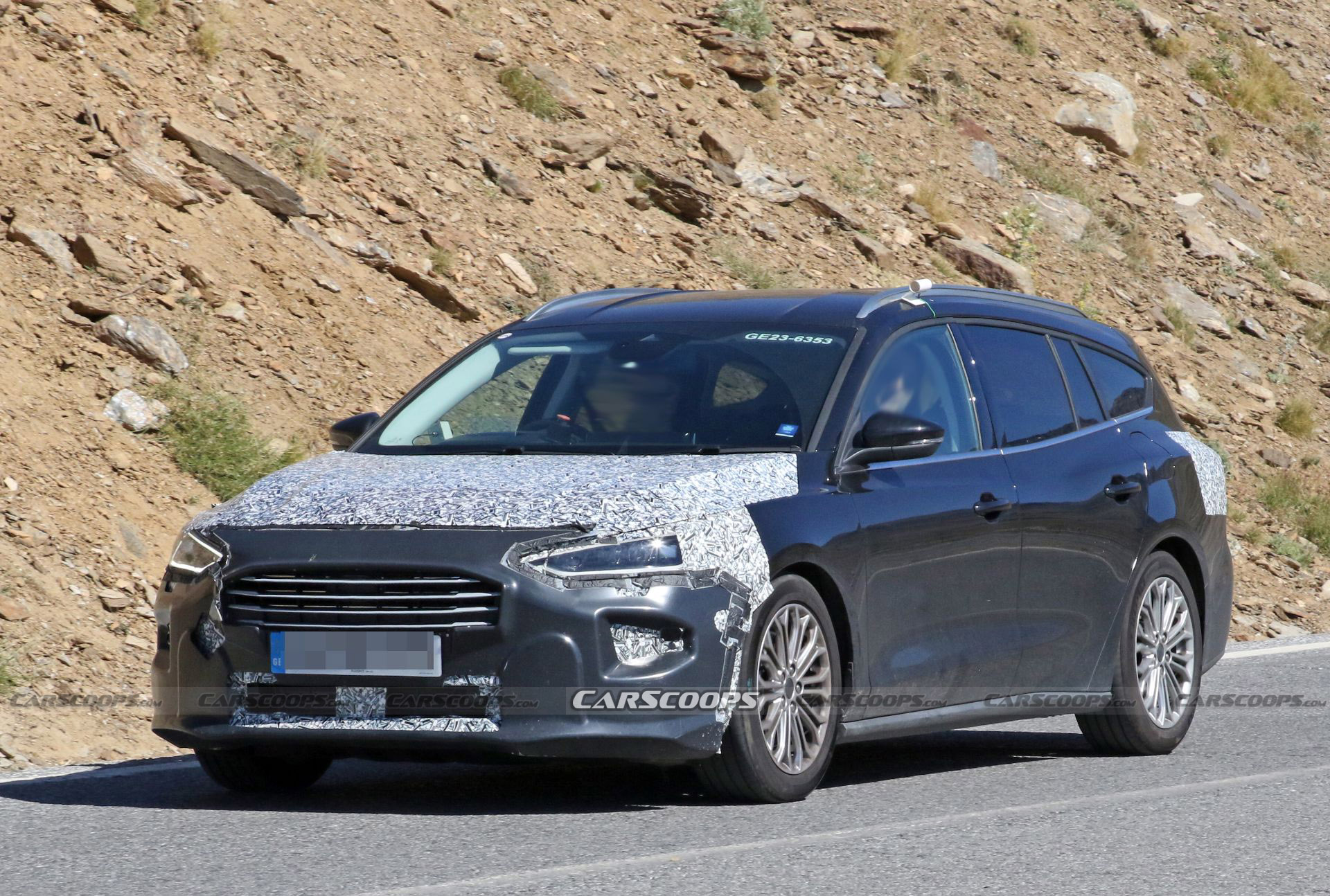 2022 Ford Focus Wagon Facelift Spied Showing Redesigned Light Units