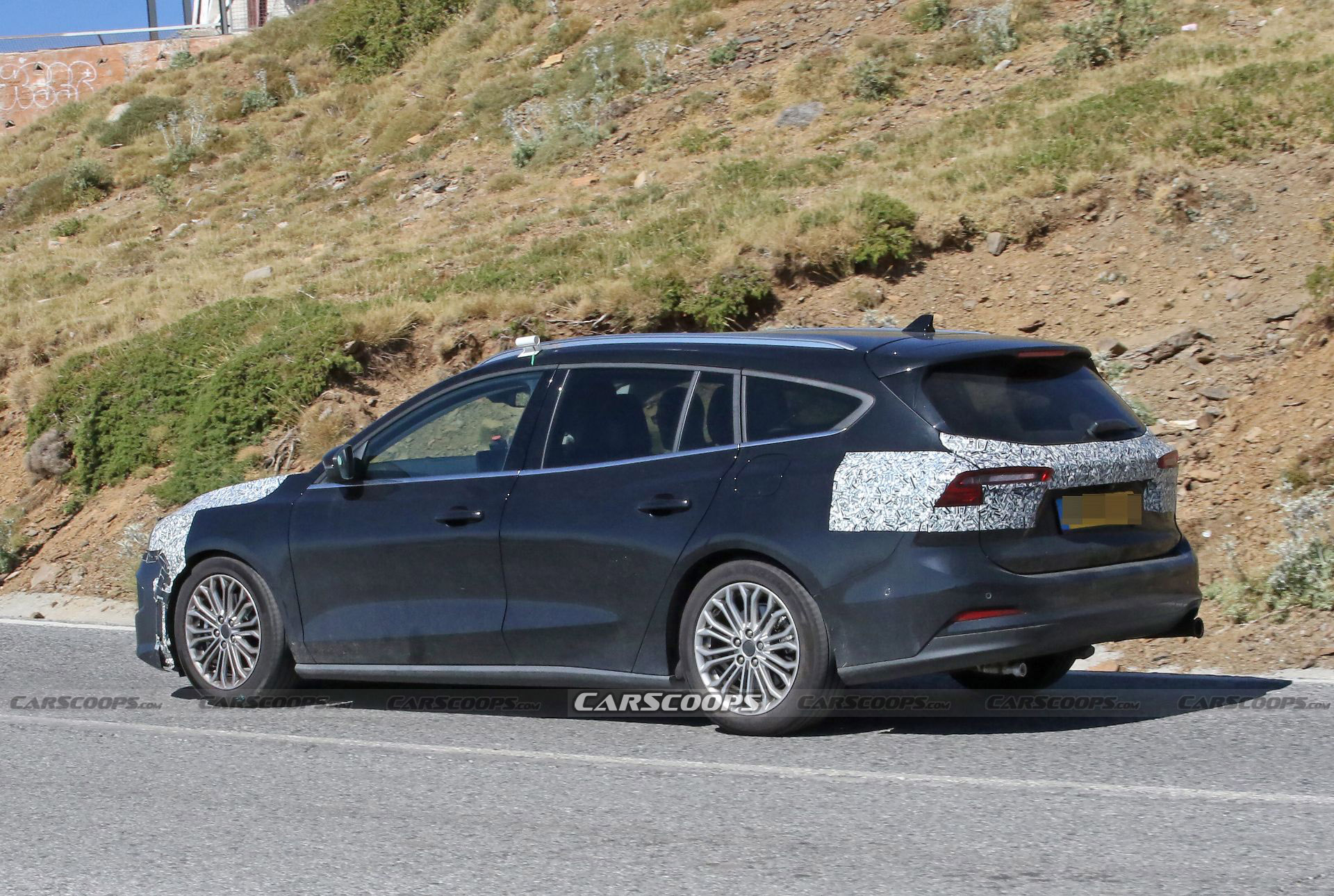 2022 Ford Focus Wagon Facelift Spied Showing Redesigned Light Units