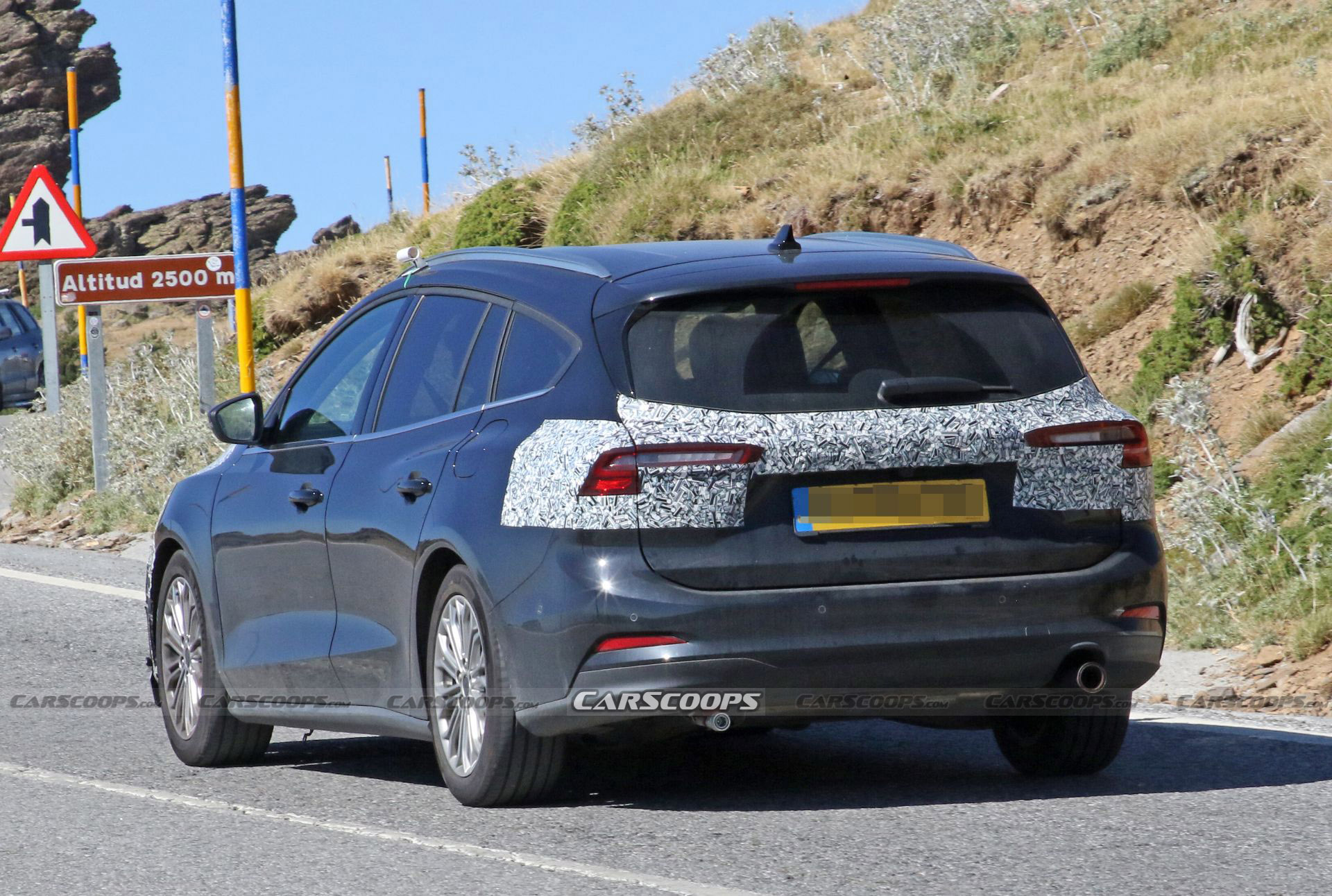 2022 Ford Focus Wagon Facelift Spied Showing Redesigned Light Units